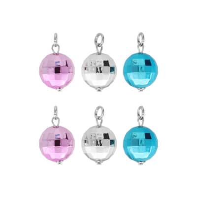 Disco Ball Charm Set by Bead Landing™ image