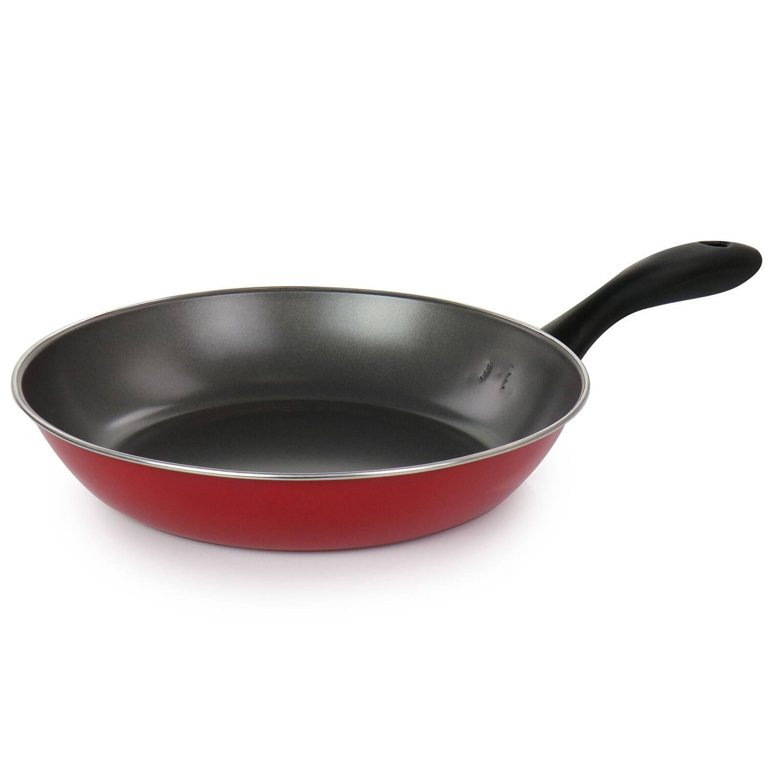 Gibson Home® Armada 7-Piece Red Nonstick Carbon Steel Cookware Set