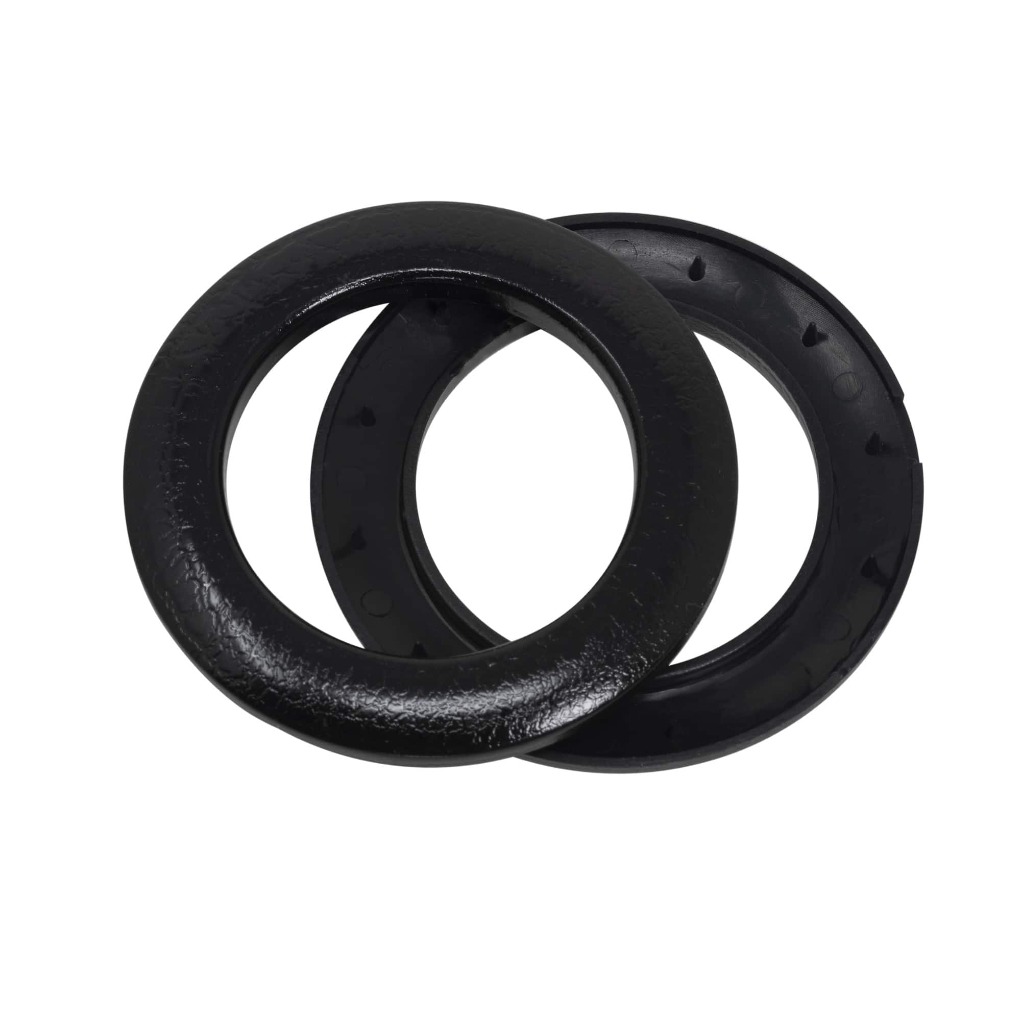 Dritz® Home 1.5" Textured Black Round Curtain Grommets, 8 Sets