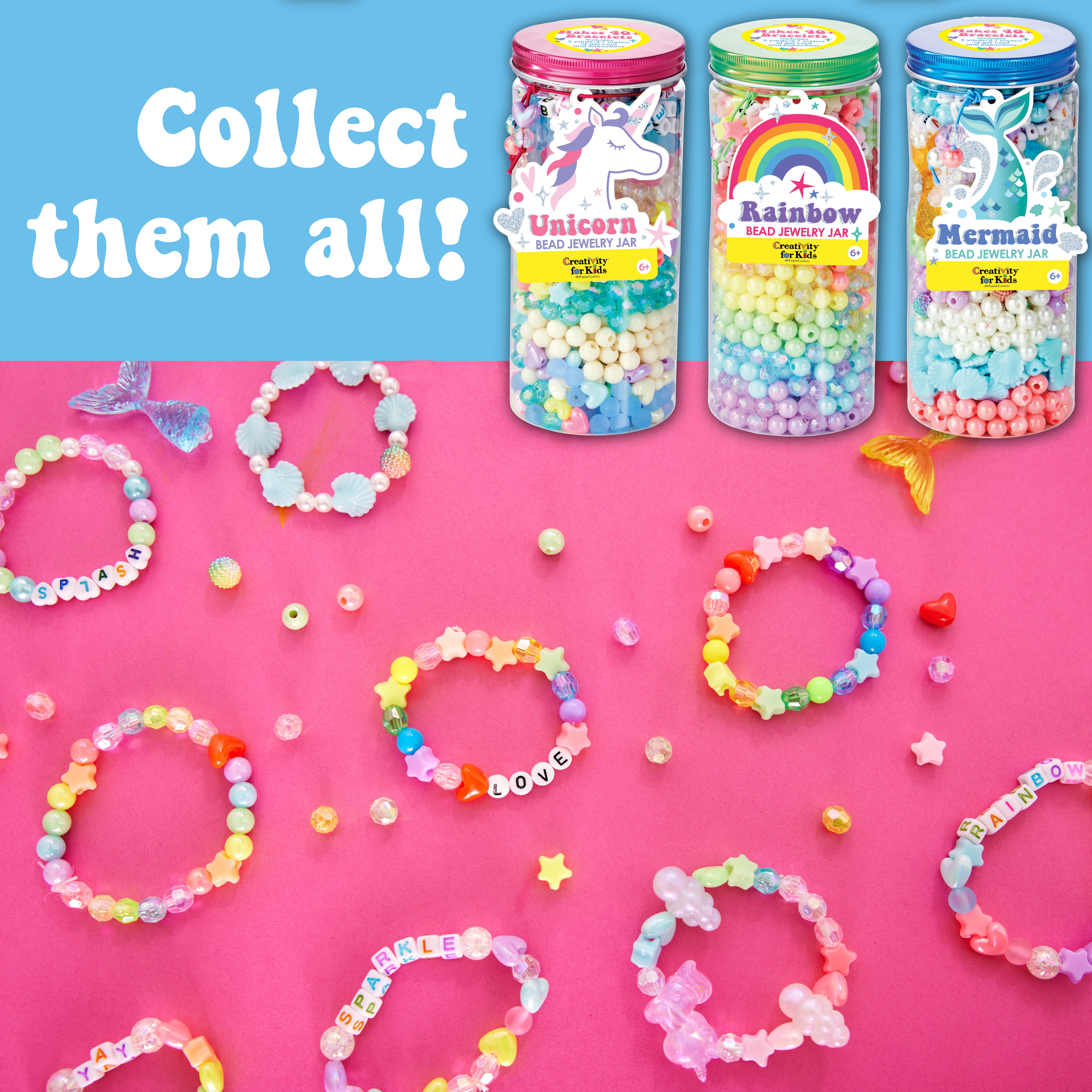 Creativity for Kids&#xAE; Unicorn Bead Jewelry Jar