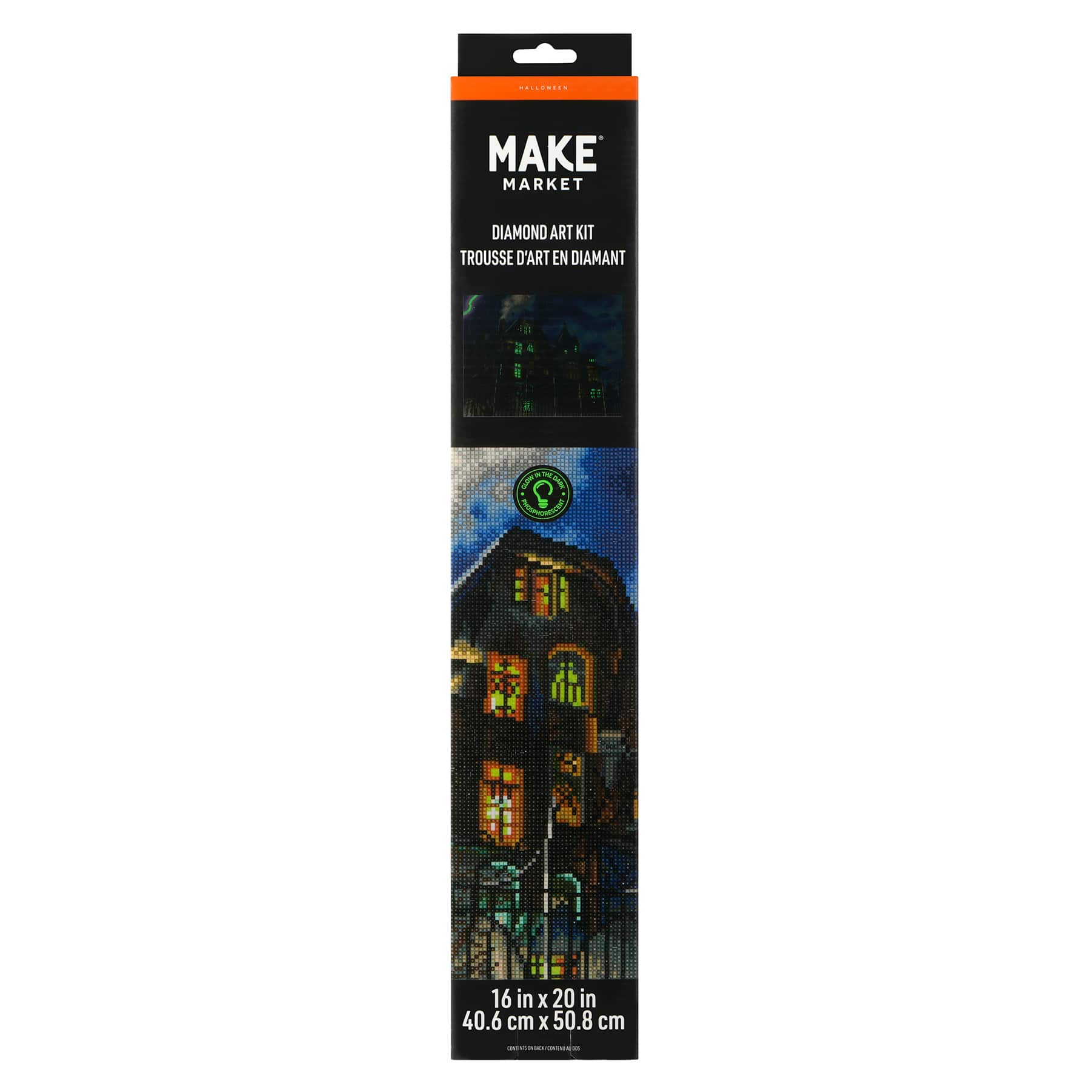 16" x 20" Haunted Mansion Diamond Art Kit by Make Market®