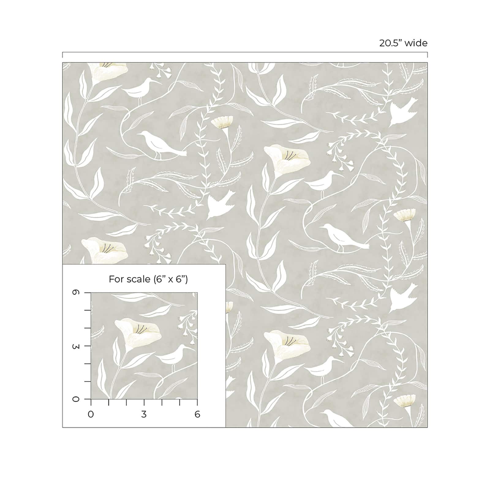 Elana Gabrielle Birdsong Peel & Stick Wallpaper