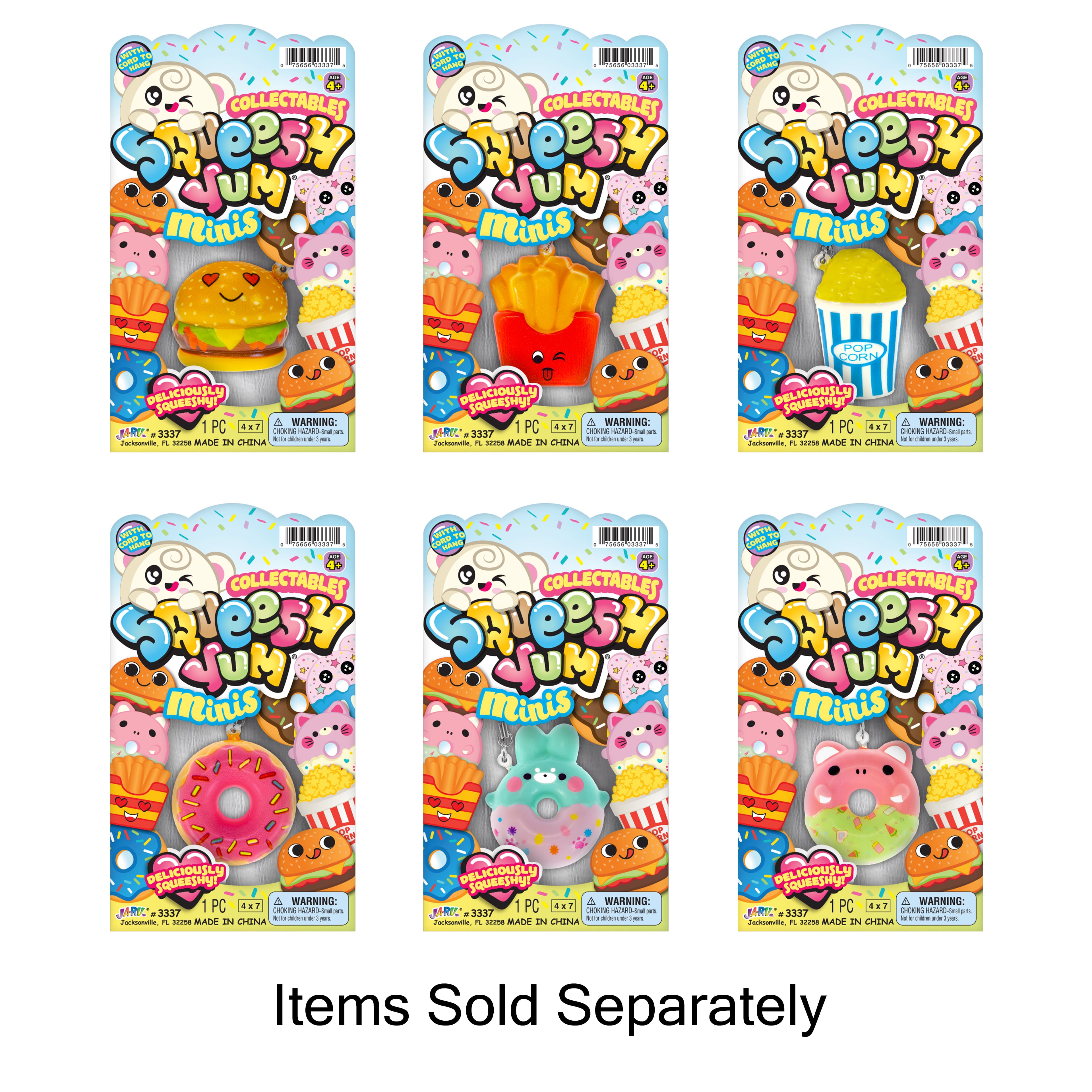 Assorted Squeesh Yum® Mini Squish Toy