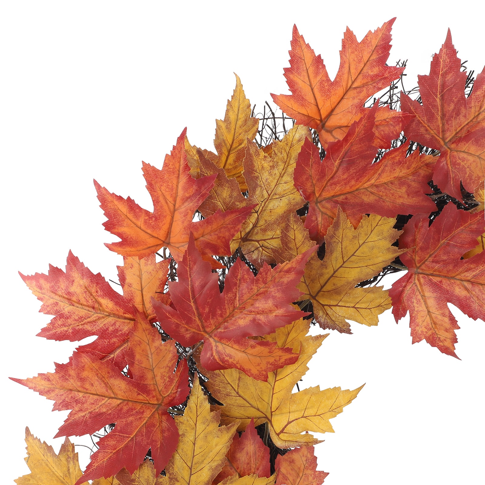 22&#x22; Yellow &#x26; Red Maple Leaves Wreath by Ashland&#xAE;