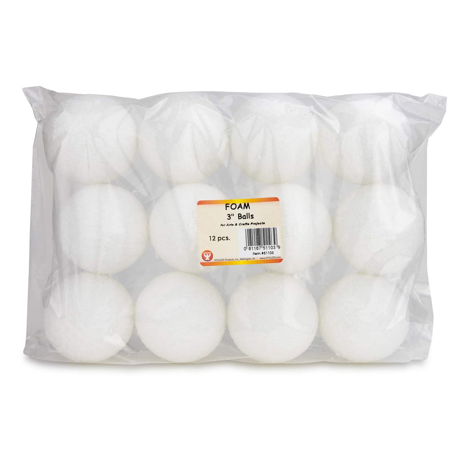 Hygloss® 6 Craft Foam Balls, 6ct.
