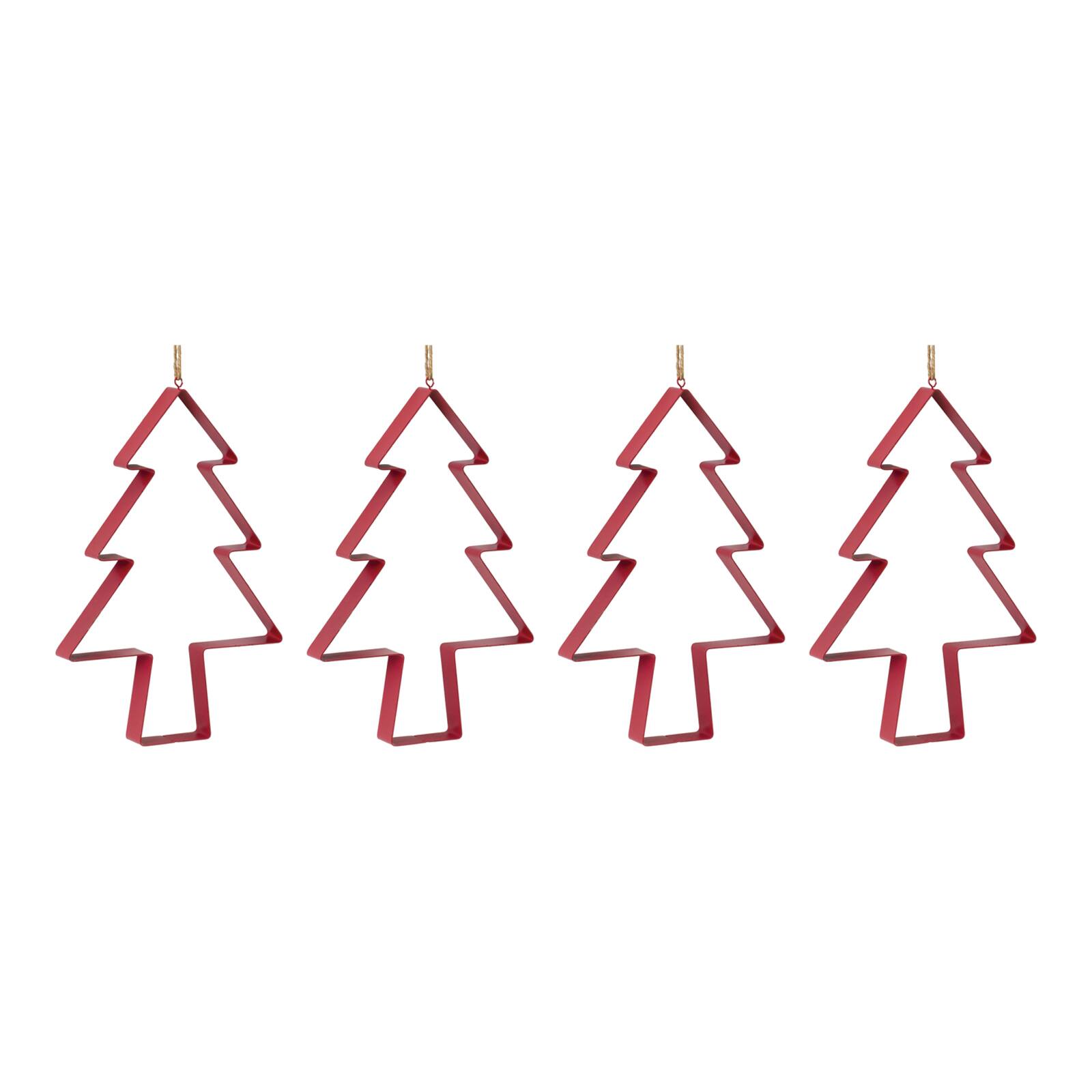12&#x22; Pine Tree Cookie Cutter Ornament Set