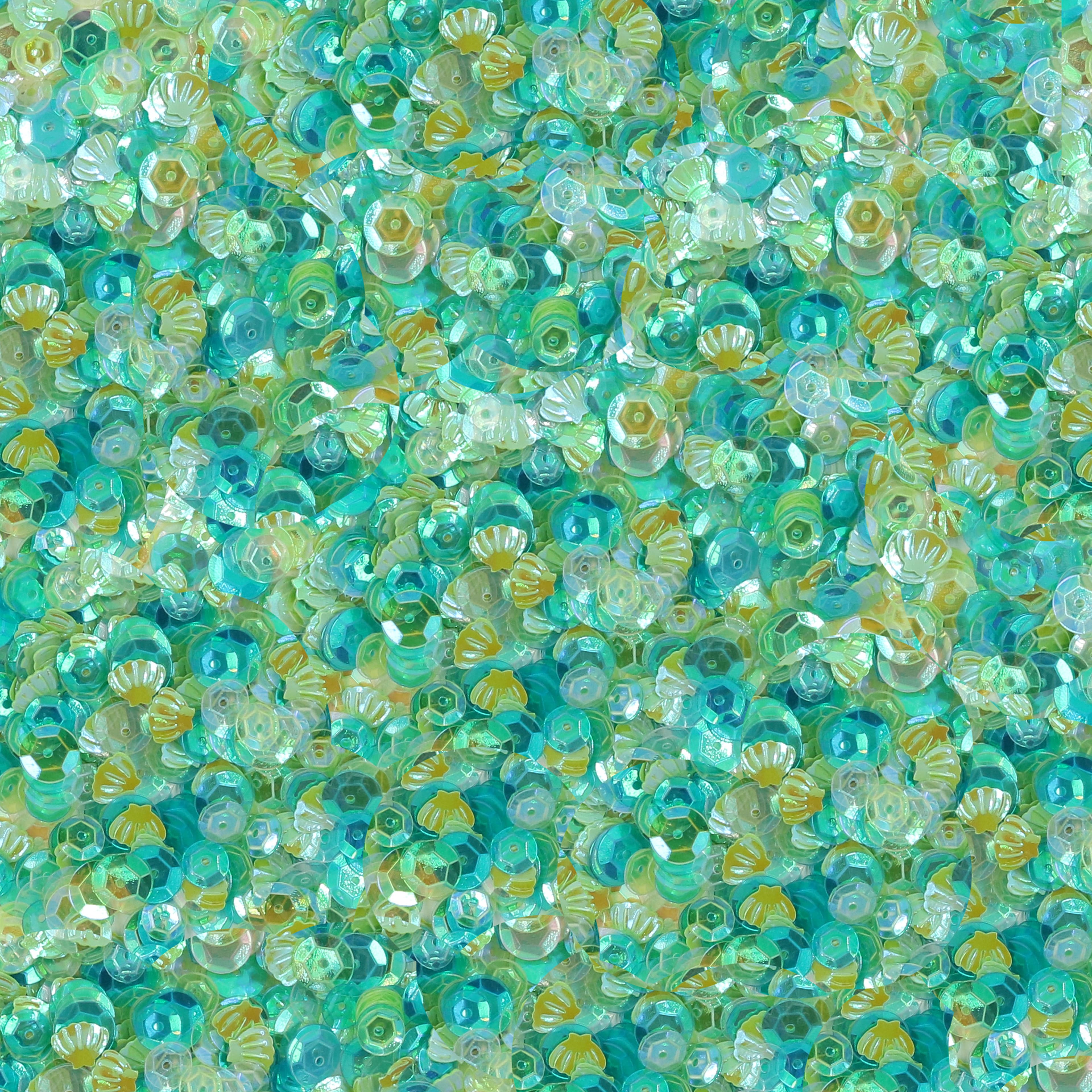 Mermaid Wishes Shaped Glitter Swirl Jar by Creatology&#x2122;