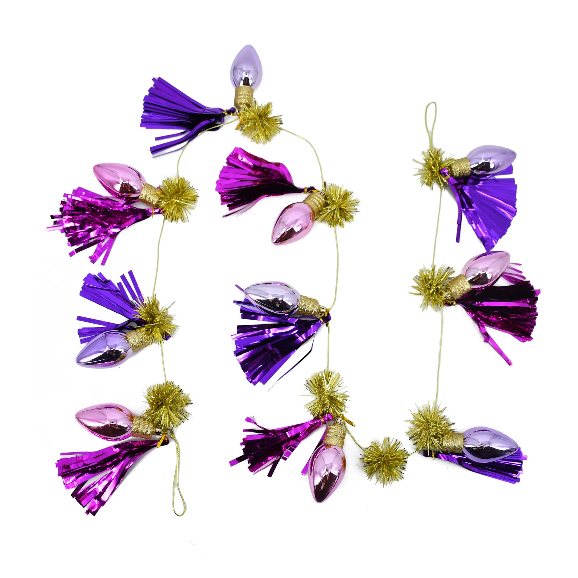 6ft. Pink &#x26; Purple Light Bulbs Garland by Ashland&#xAE;