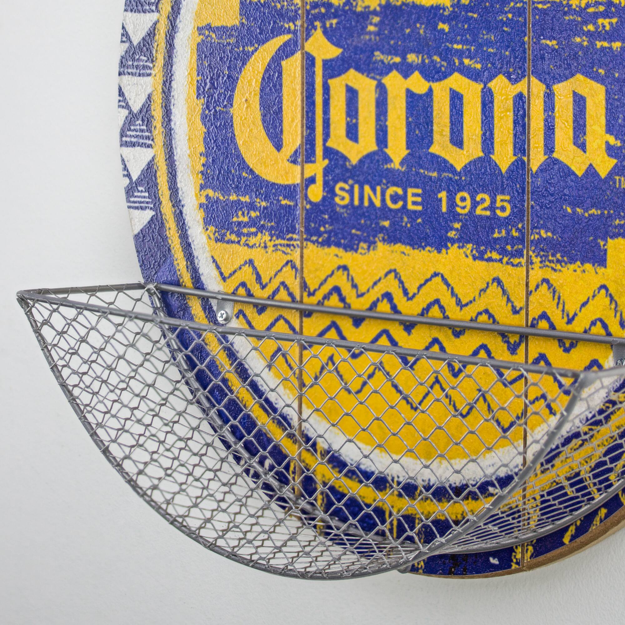 Corona Beer Bottle Opener &#x26; Cap Catcher Wall D&#xE9;cor