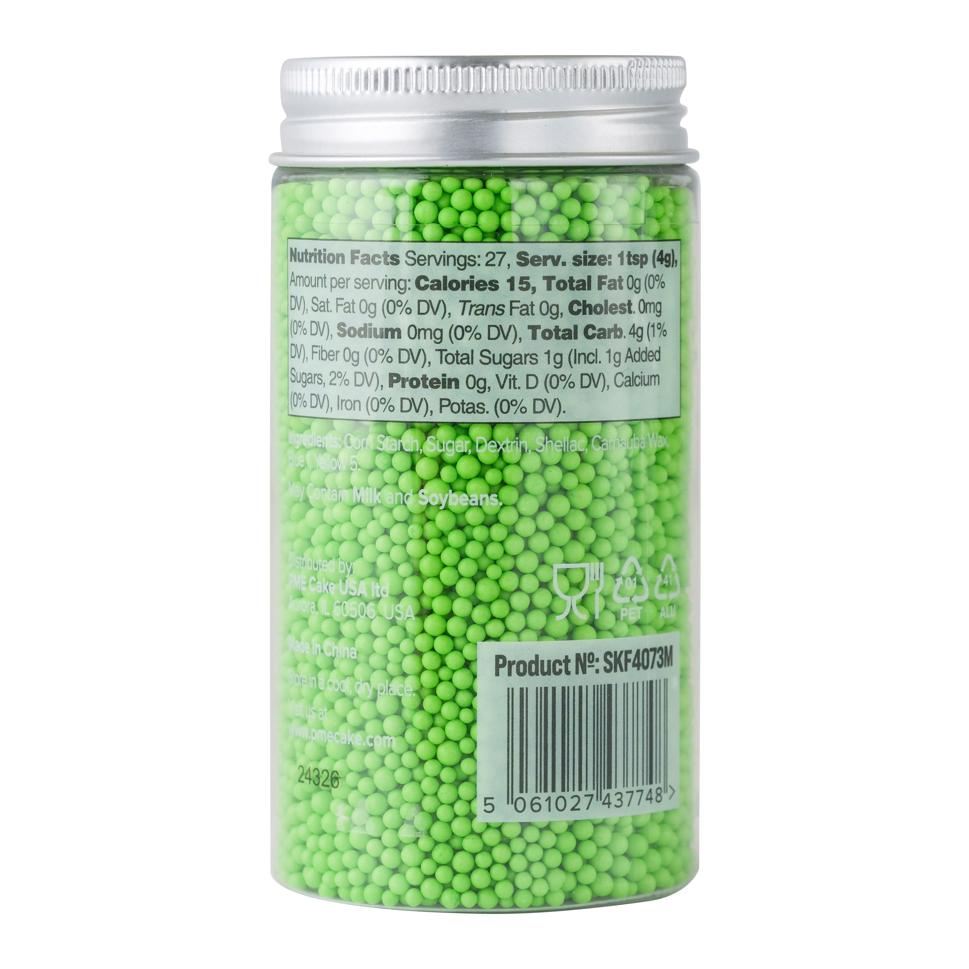 PME Cake Sweet Street&#xAE; 3.8oz. Nonpareils Sprinkles