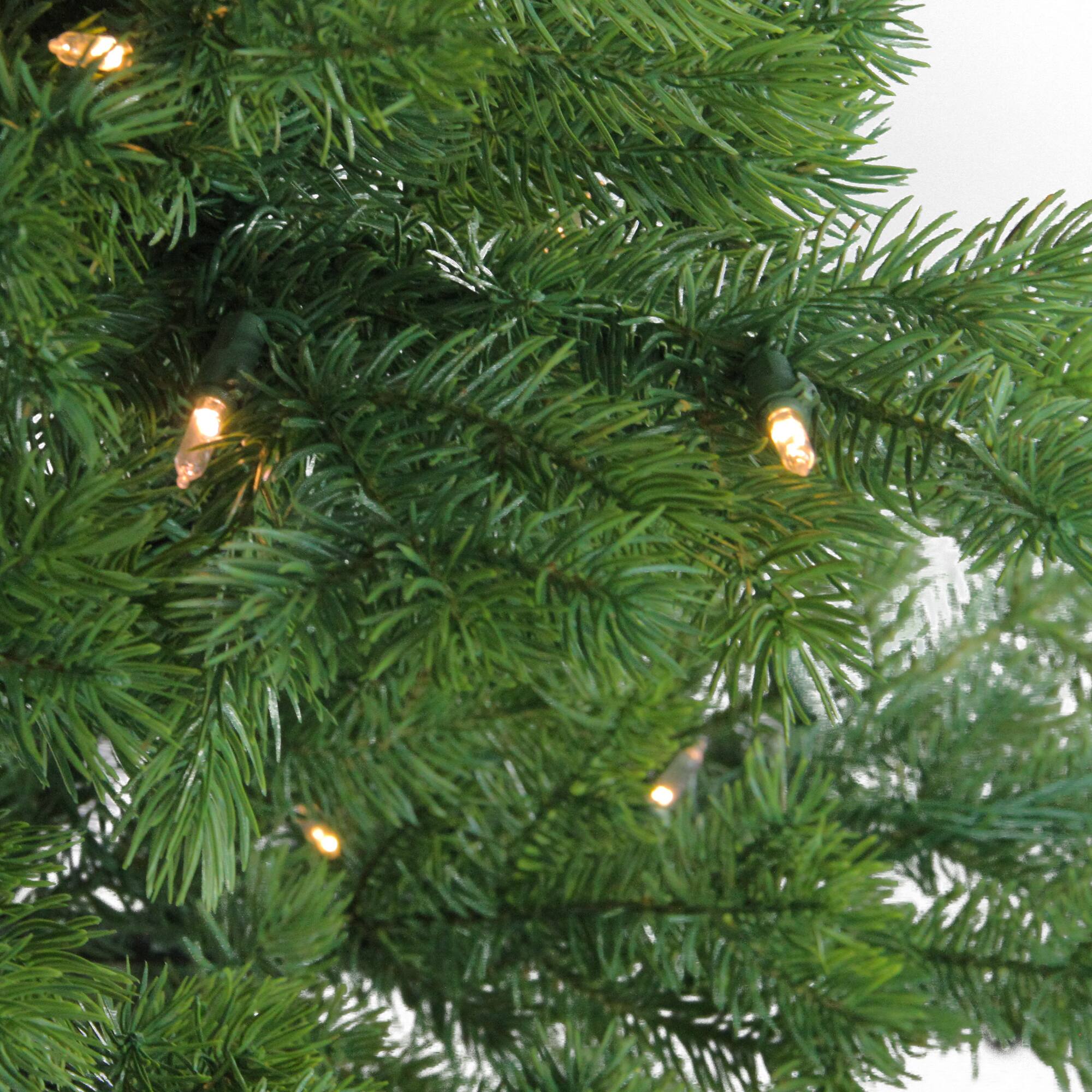7.5ft. Pre-Lit Medium Layered Pine Instant Power Artificial Christmas Tree, Dual Color&#xAE; LED Lights