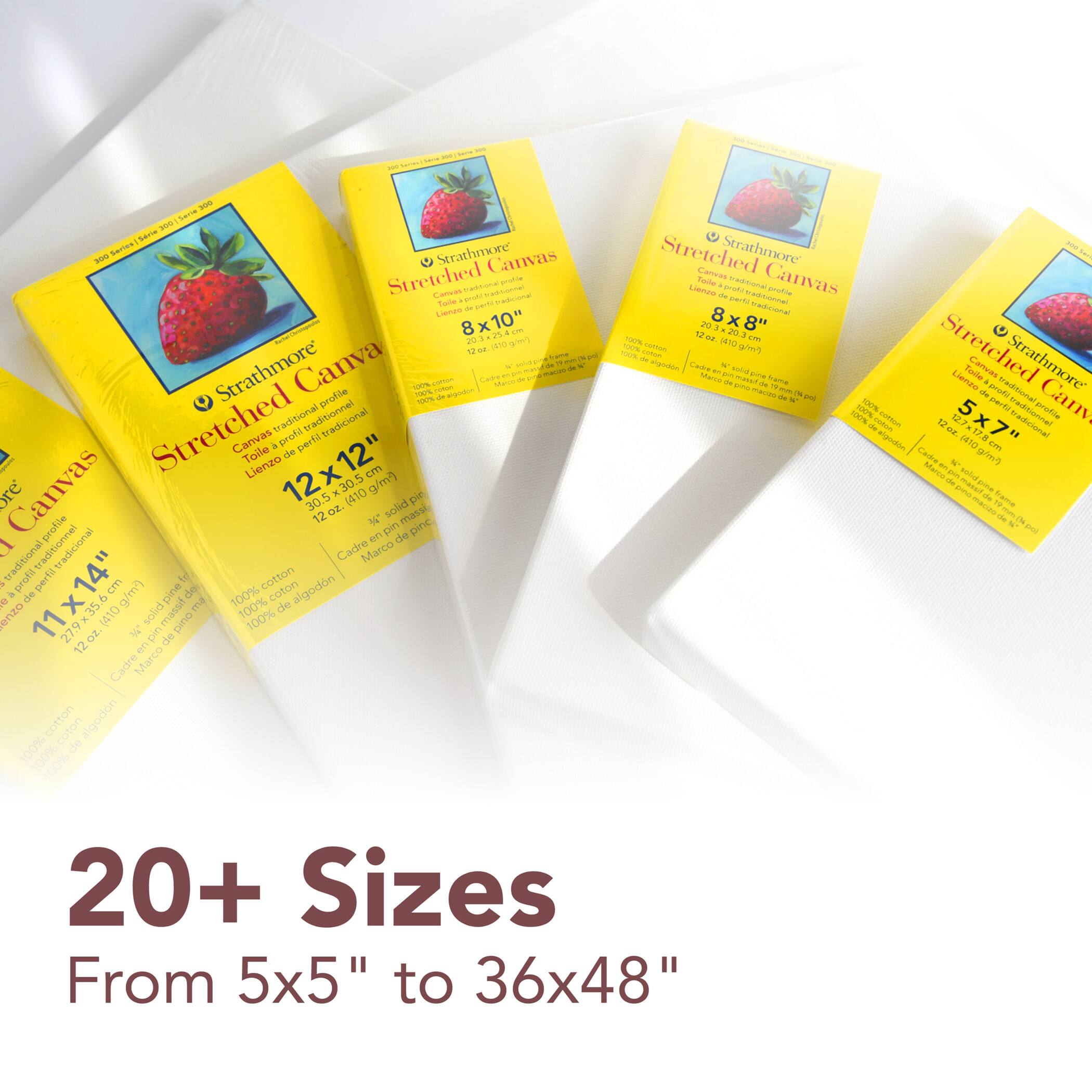 Strathmore 300 Series Traditional Stretched Canvas