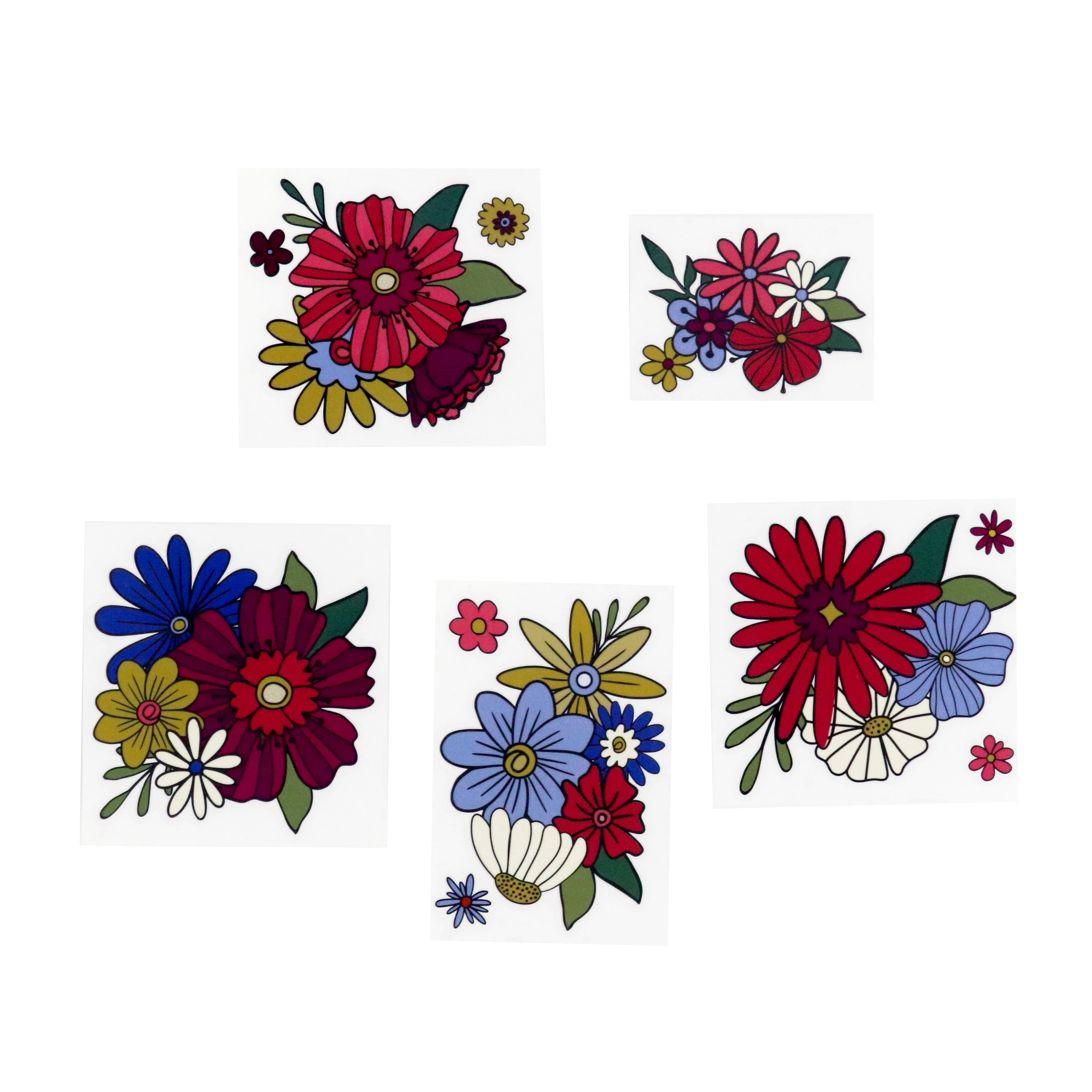 Dark Flower Icon Cold Transfer Stickers by Recollections&#x2122;
