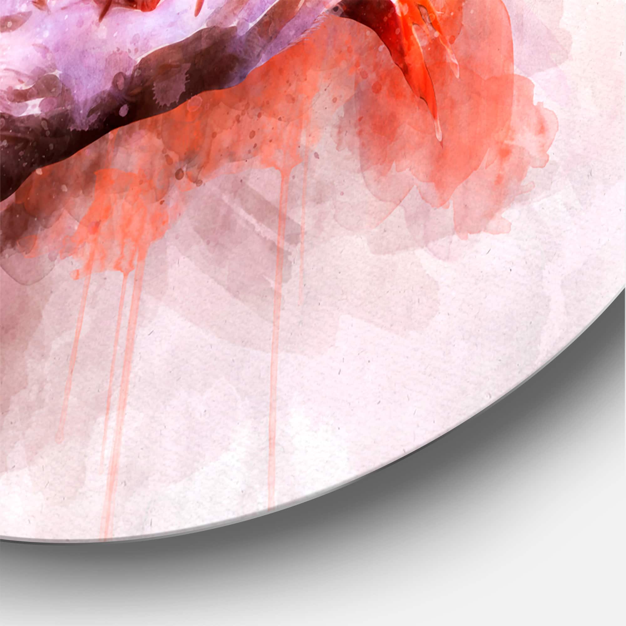 Designart - Portrait of Pink Flamingo III