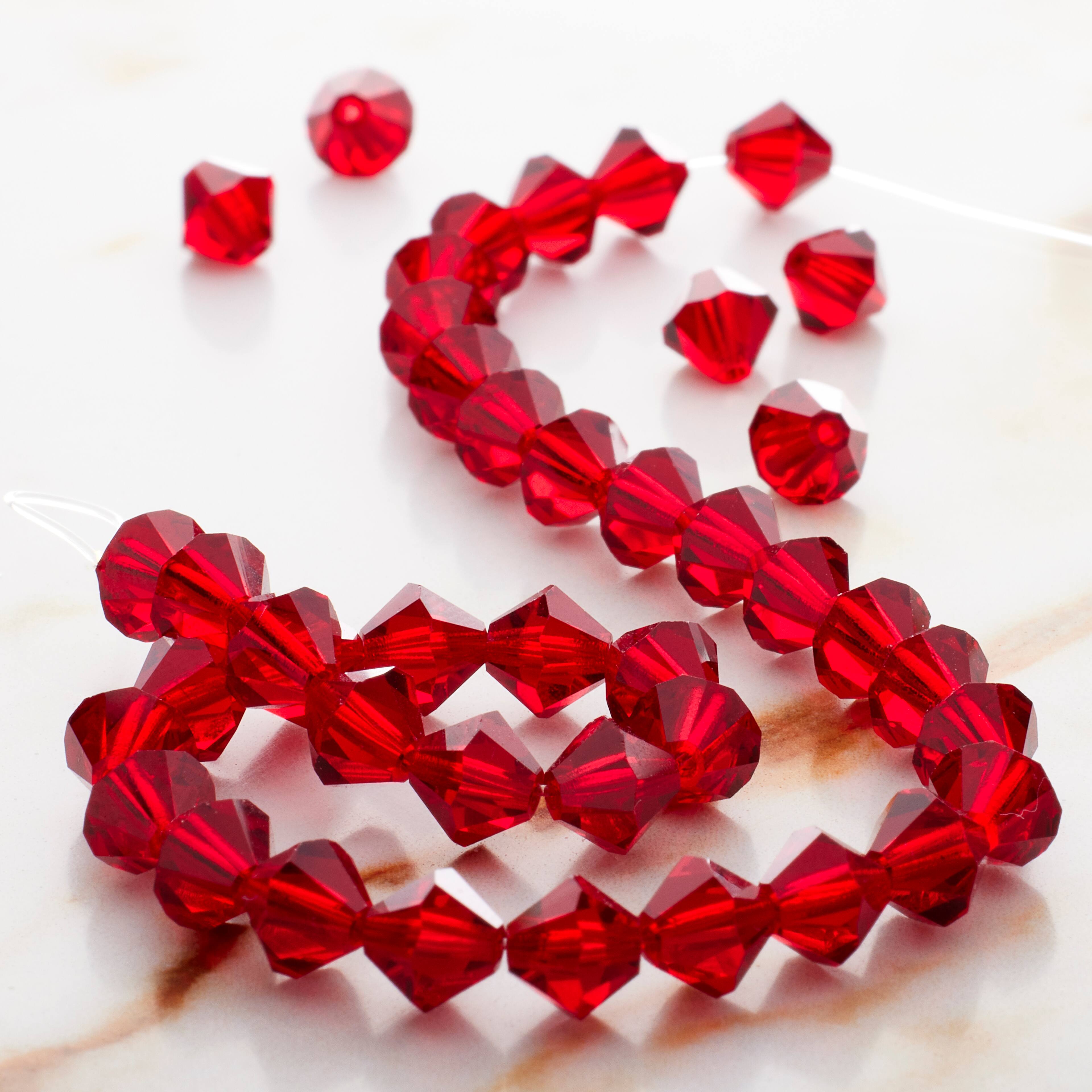 Preciosa Glass Crystal Bicone Beads, 6mm by Bead Landing&#x2122;