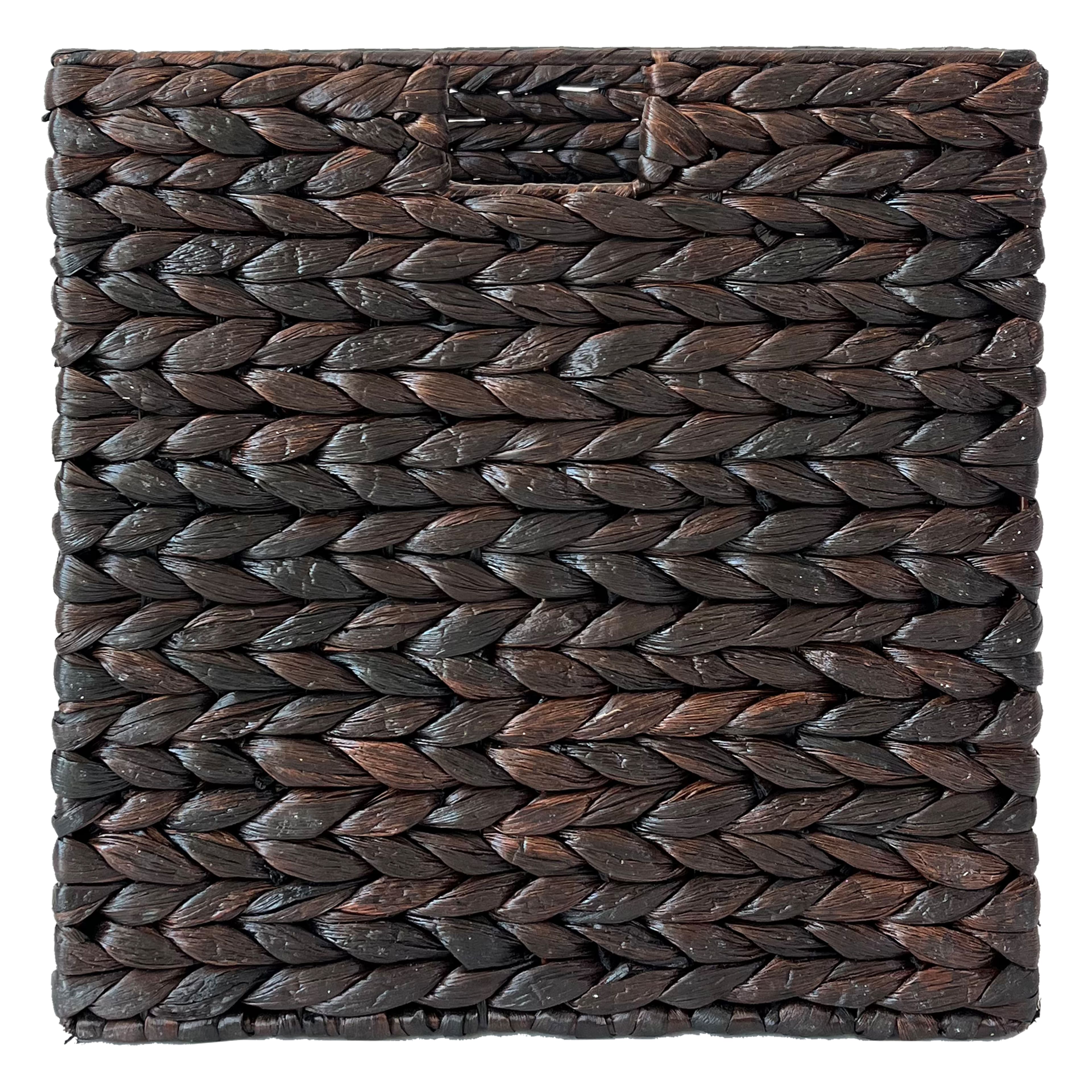 Large Espresso Cube Woven Basket by Ashland®