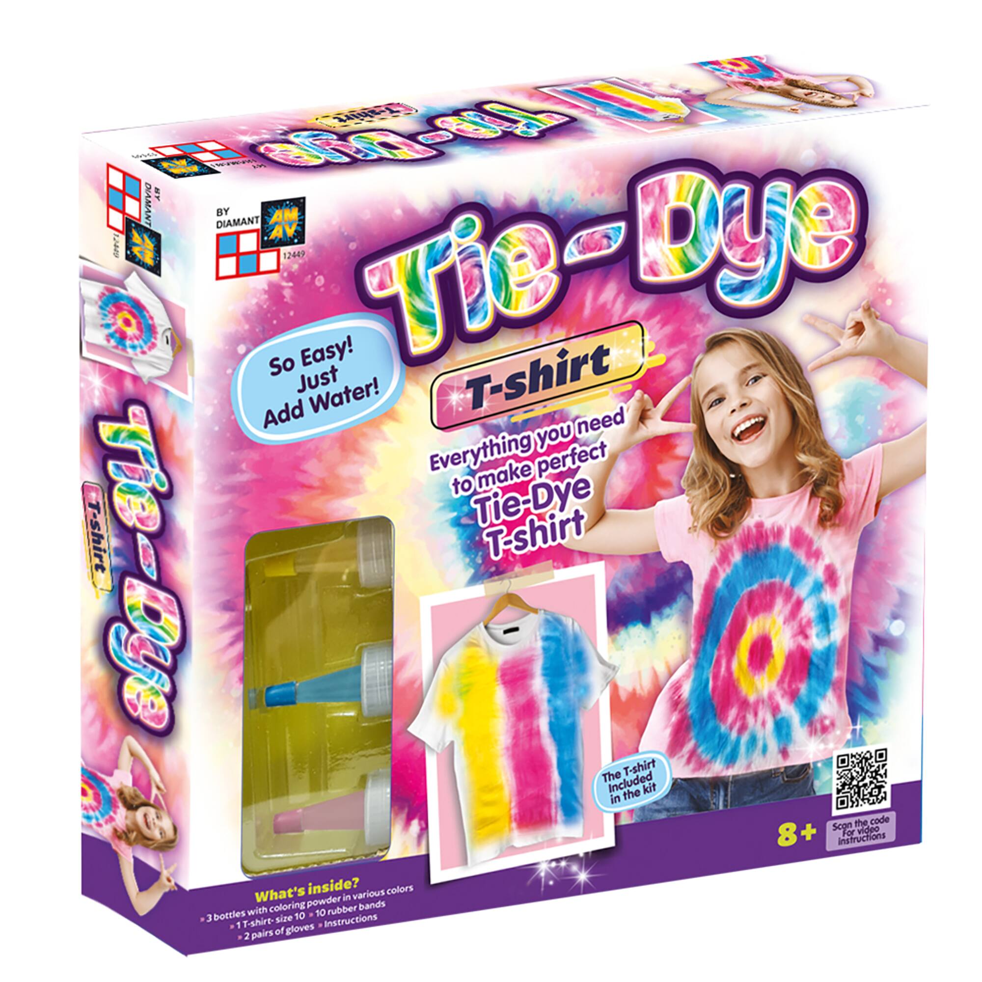 Amav Toys Fashion Time Tie Dye T-Shirt Activity Kit
