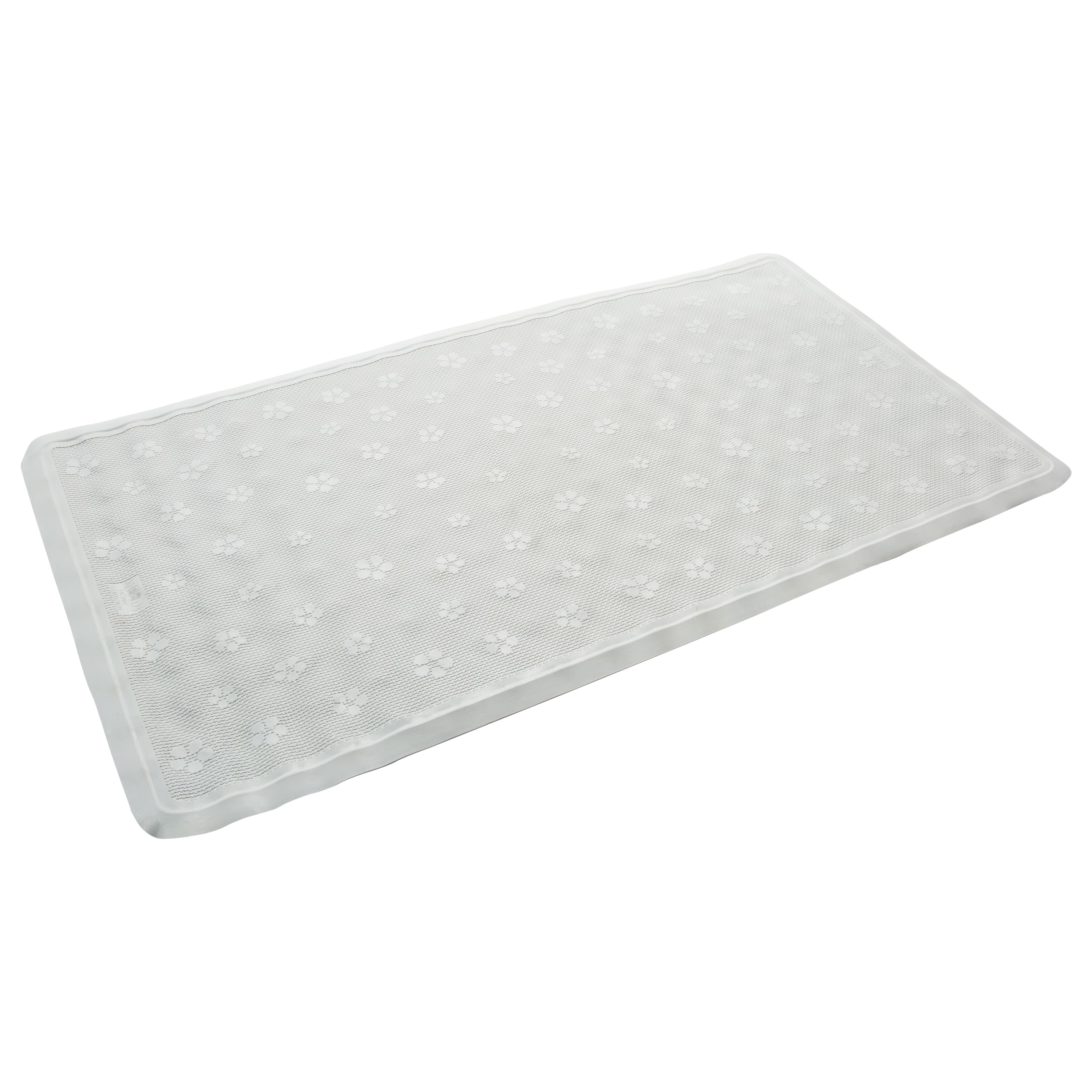 Bath Bliss White Large Bath Mat