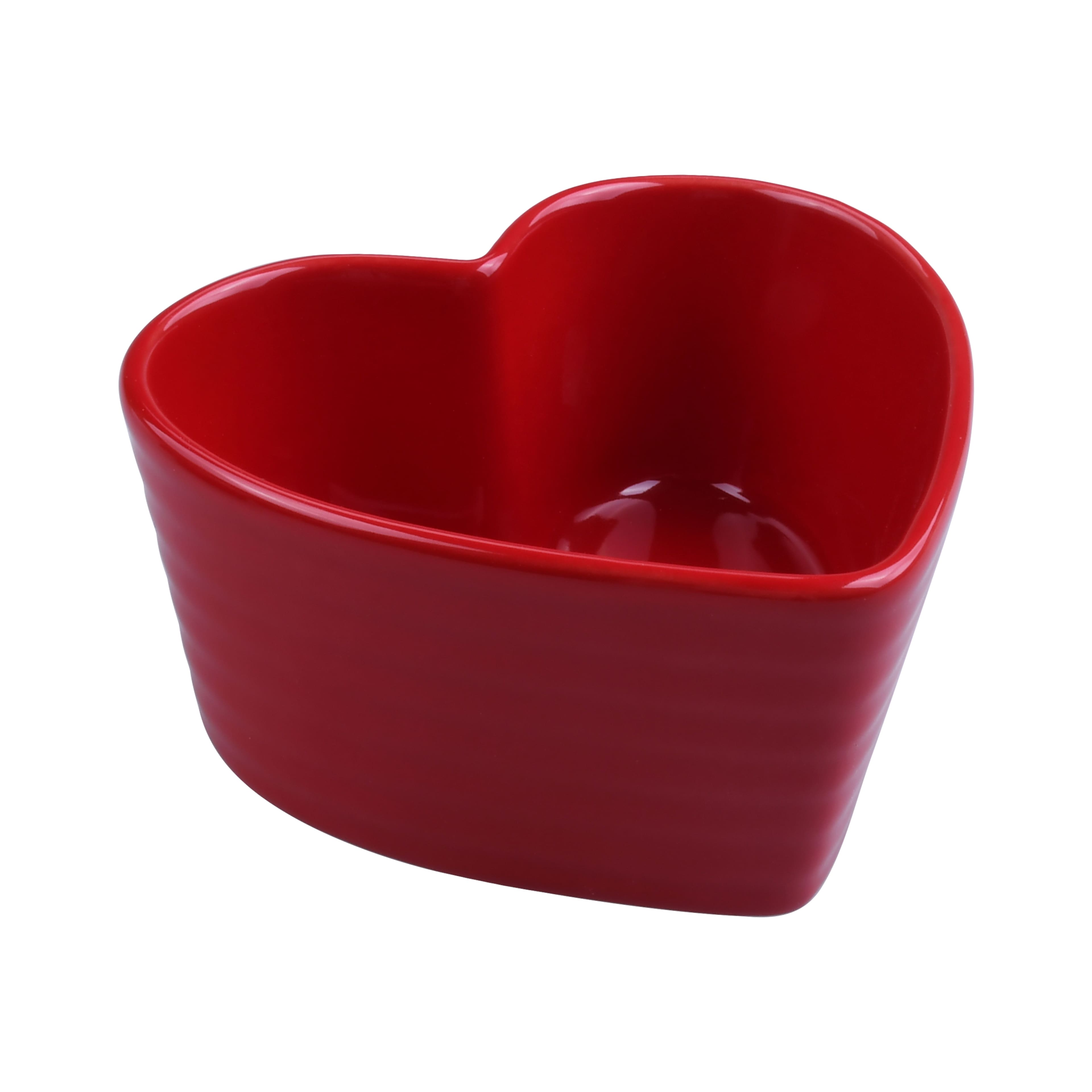 Red Heart Ceramic Ramekin by Makery™