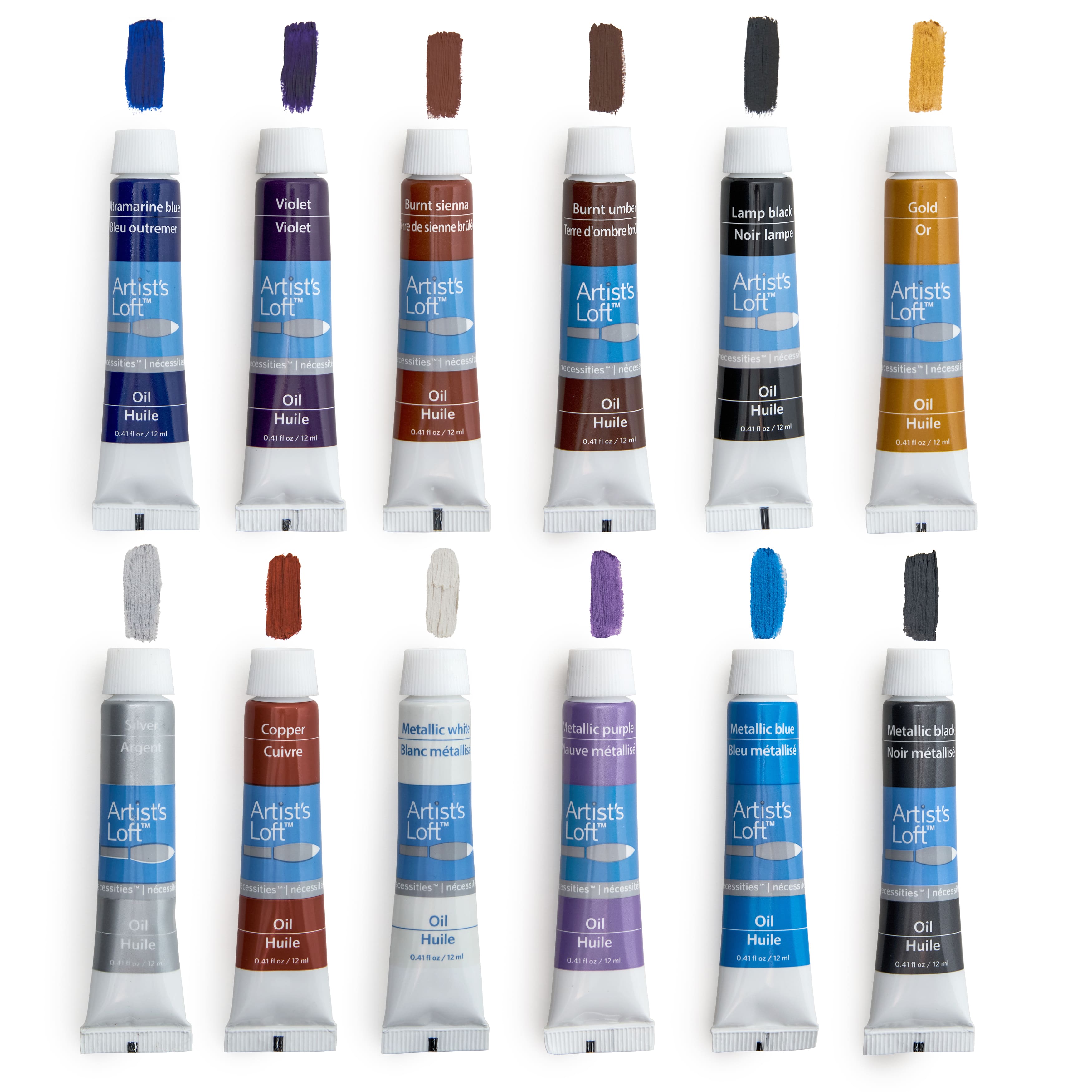 24 Color Oil Paint Value Pack by Artist&#x27;s Loft&#x2122; Necessities&#x2122;