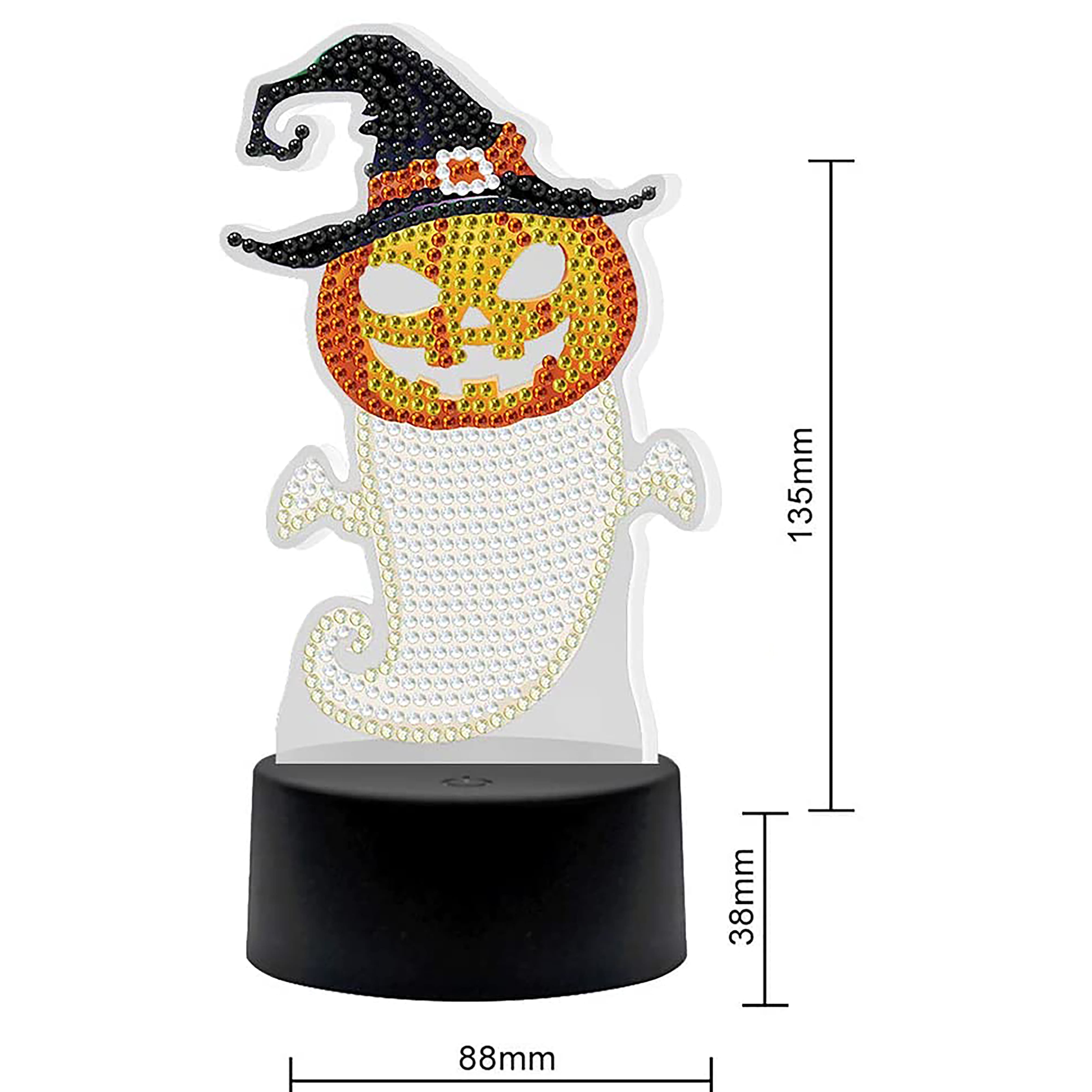 Sparkly Selections Ghost Pumpkin Lamp Diamond Art Kit