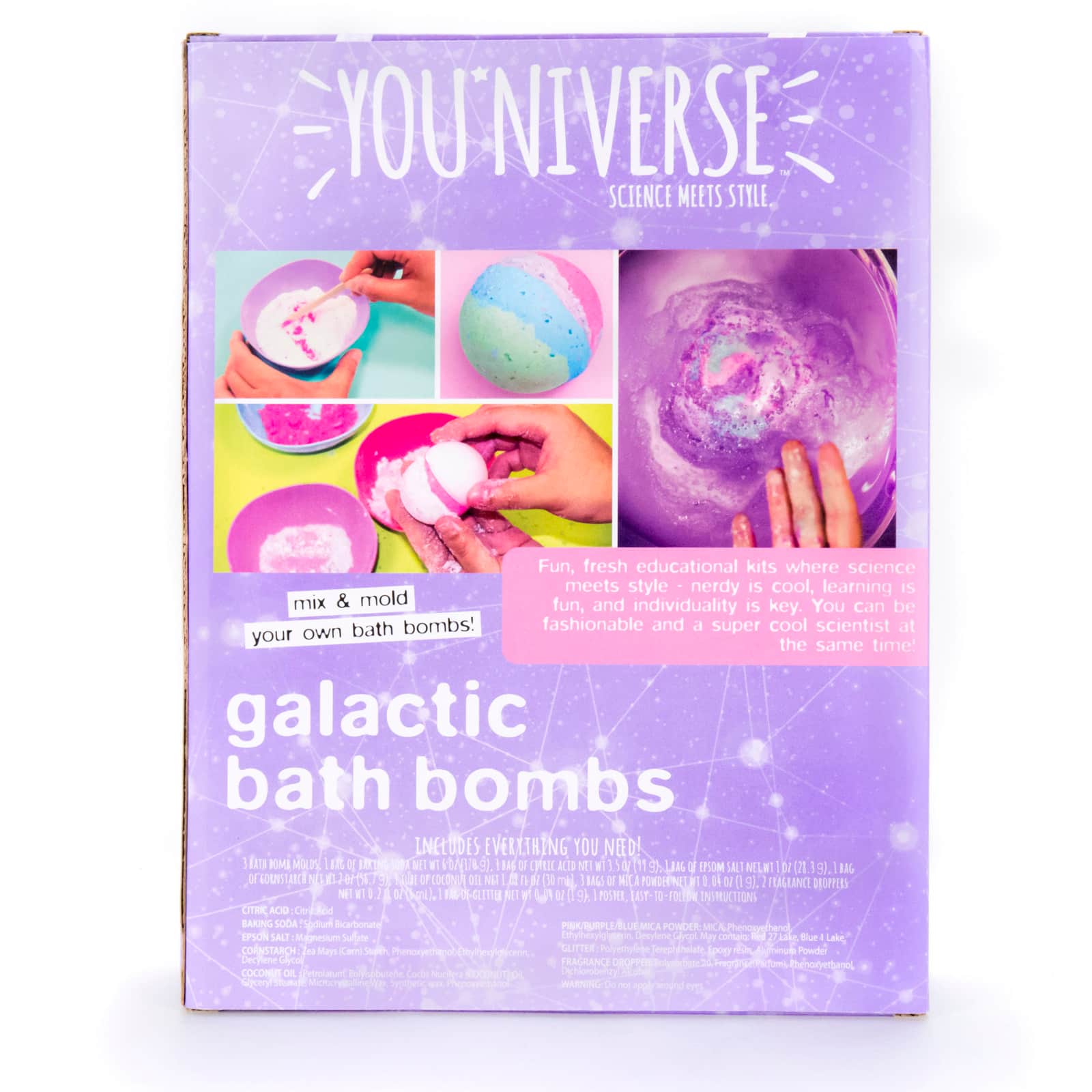 YouNiverse&#xAE; Galactic Bath Bombs Kit