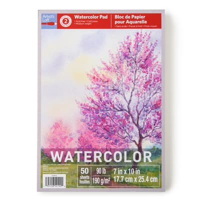 Watercolor Pad by Artist's Loft™, 7" x 10"