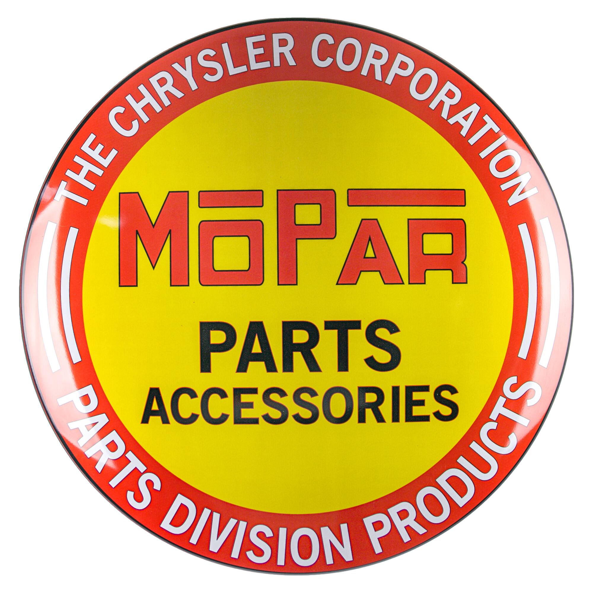 American Art Décor™ 15.5" Mopar™ Dome Metal Sign