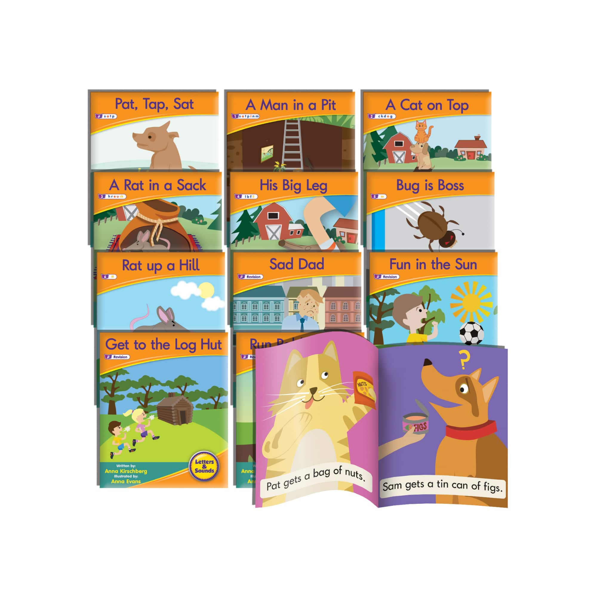 Junior Learning&#xAE; Letter Sound Readers Fiction Learning Set