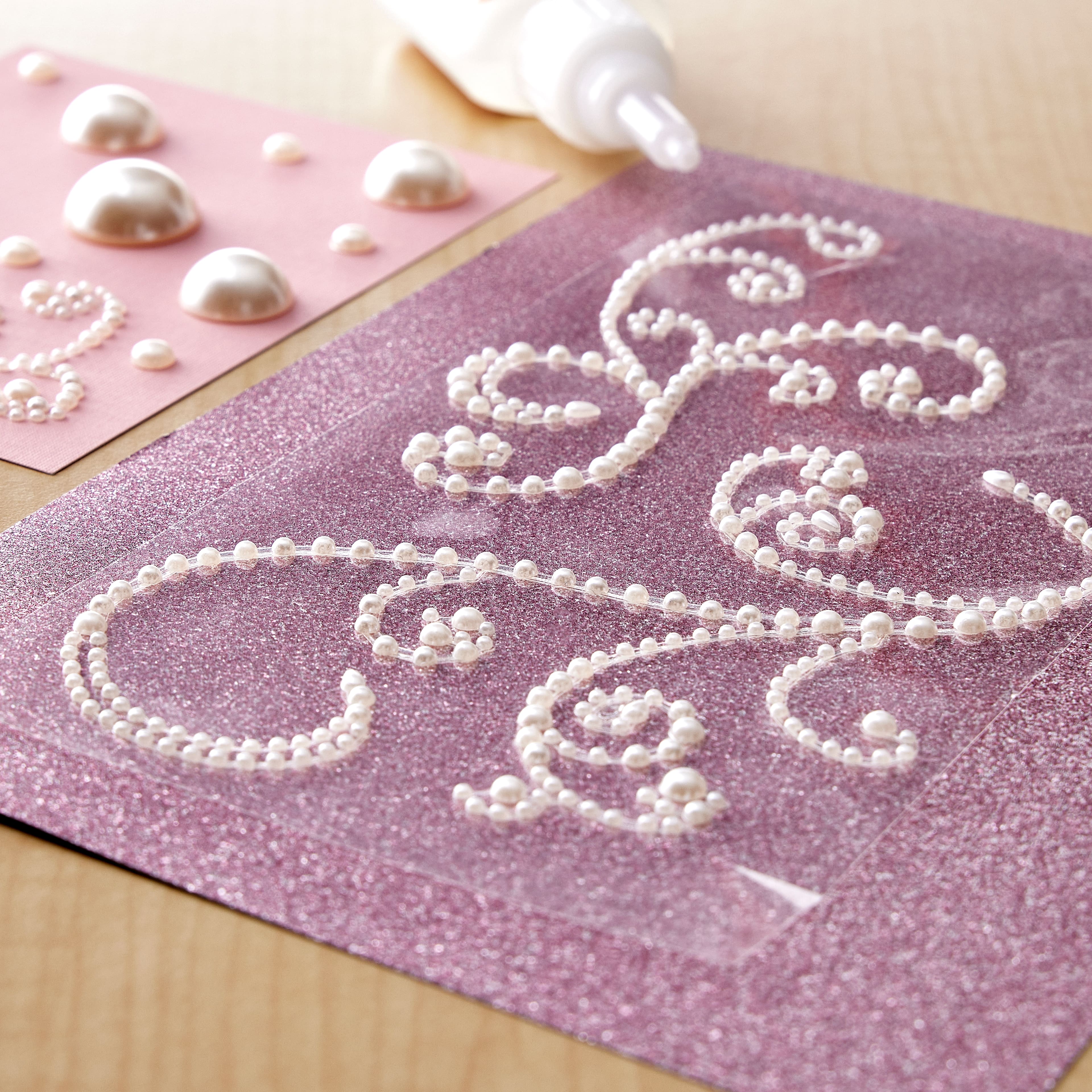 12 Pack: Pearl Scroll Stickers by Recollections™