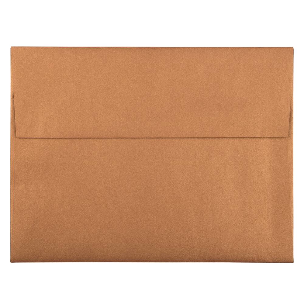 JAM Paper 4.375" x 5.75" Metallic Invitation Envelopes, 50ct.