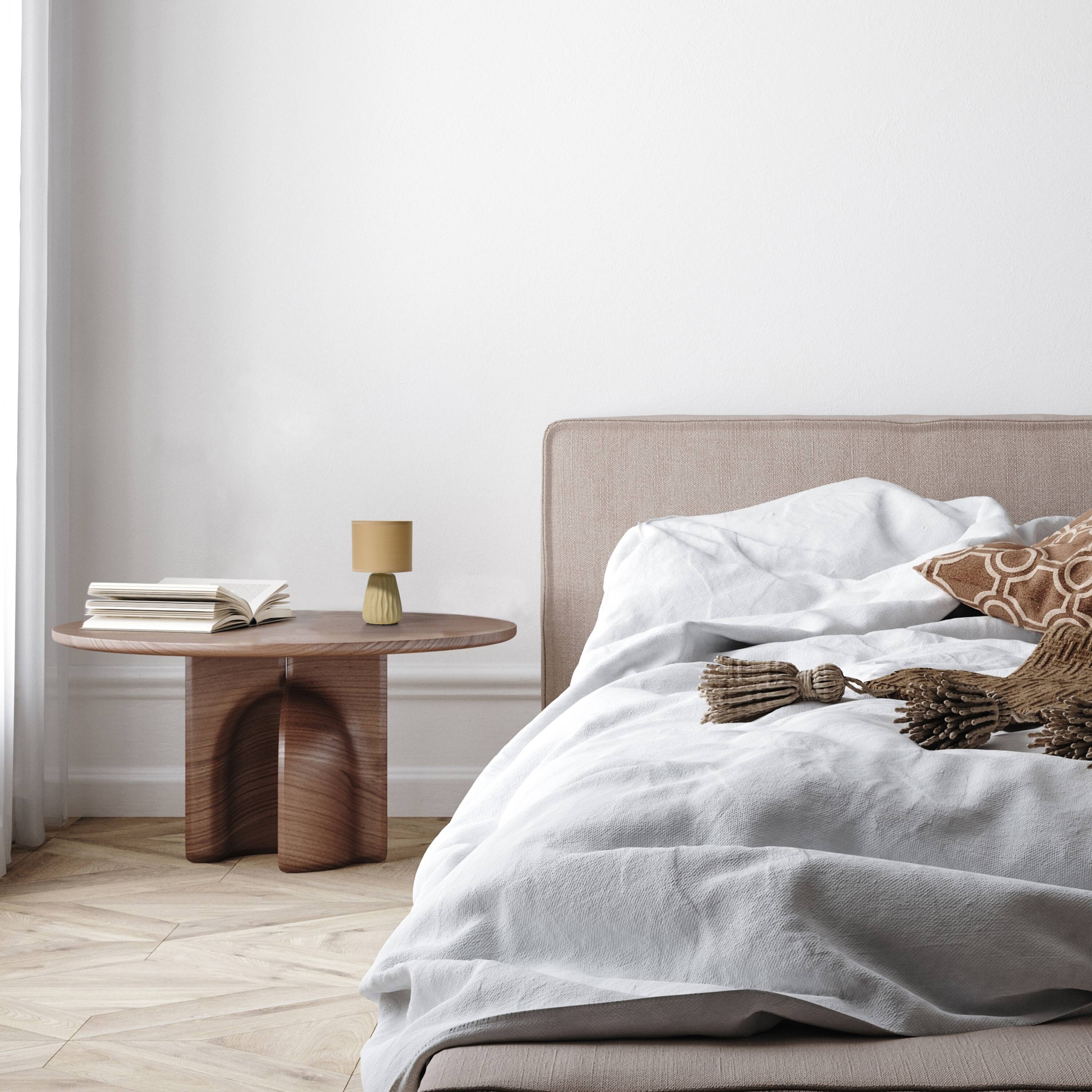 Simple Designs 11" Mini Ceramic Pastel Table Lamp