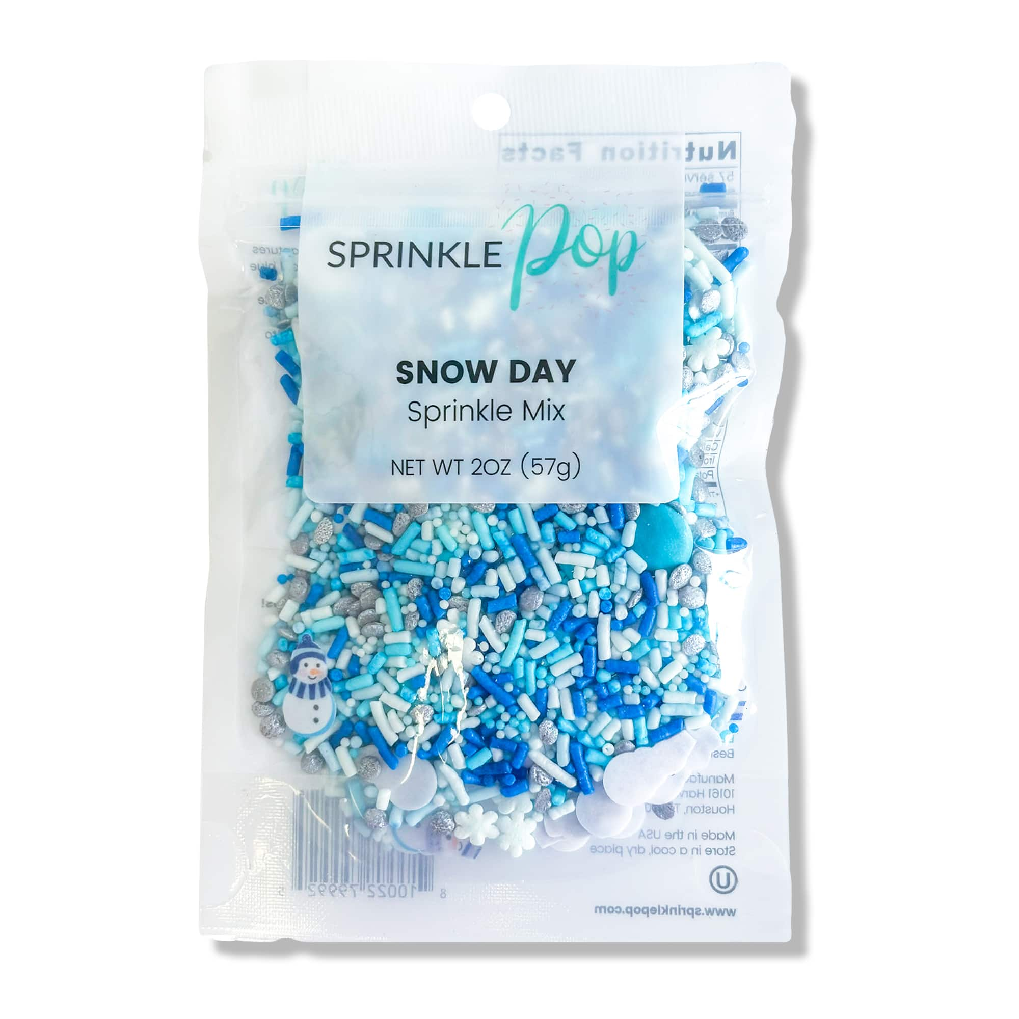 Sprinkle Pop 2oz. Snow Day Sprinkle Mix