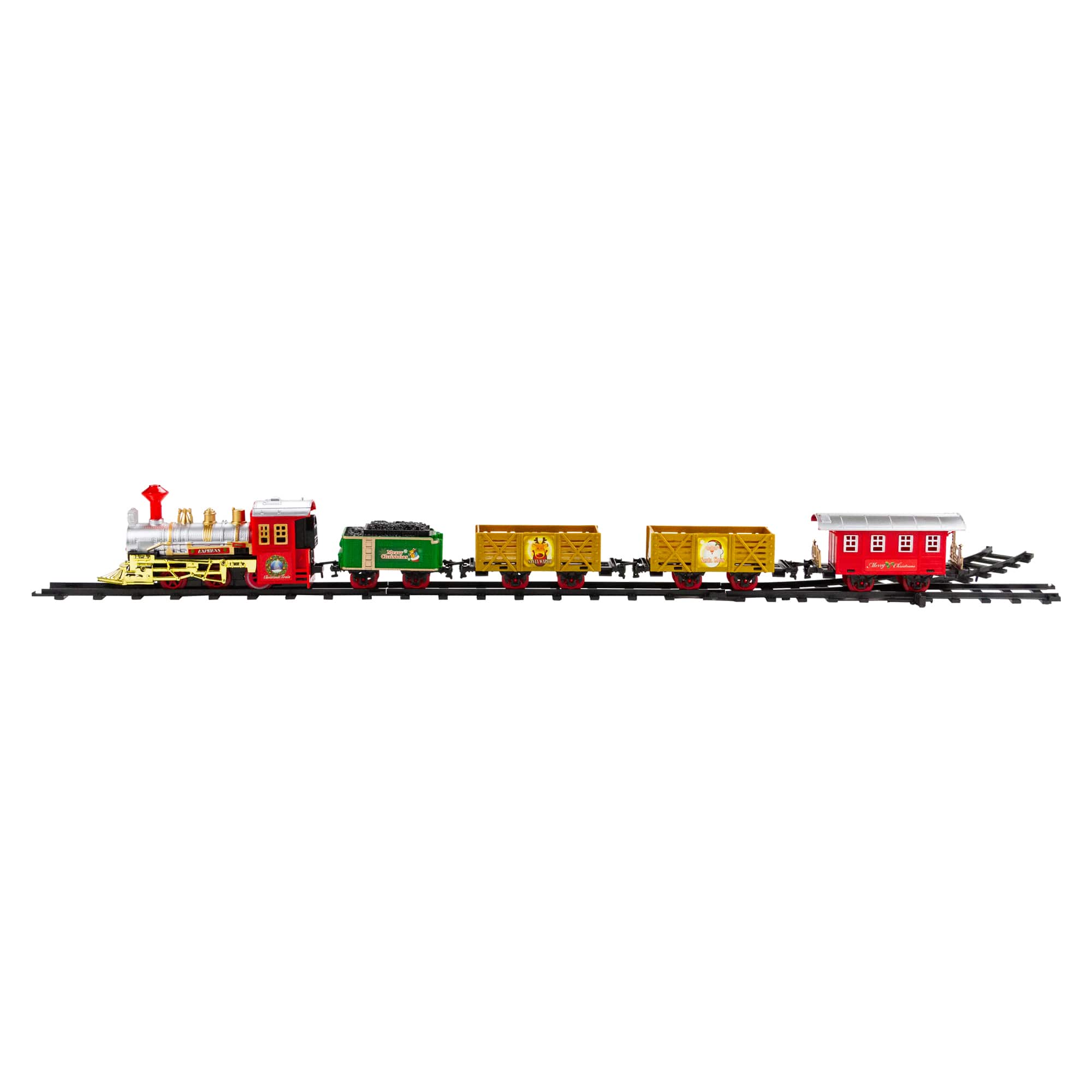 16-Piece Lighted &#x26; Animated Christmas Express Train Set