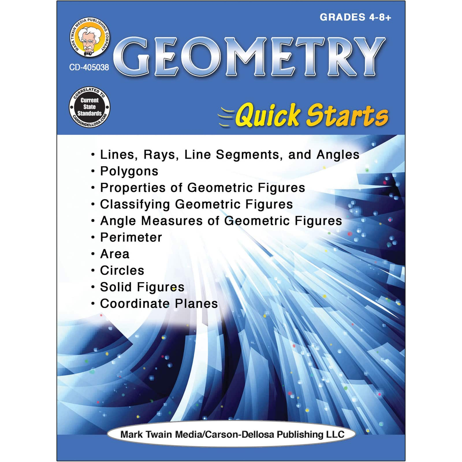 Geometry Quick Starts Workbook, Grade 4-12 By Mark Twain | Michaels®