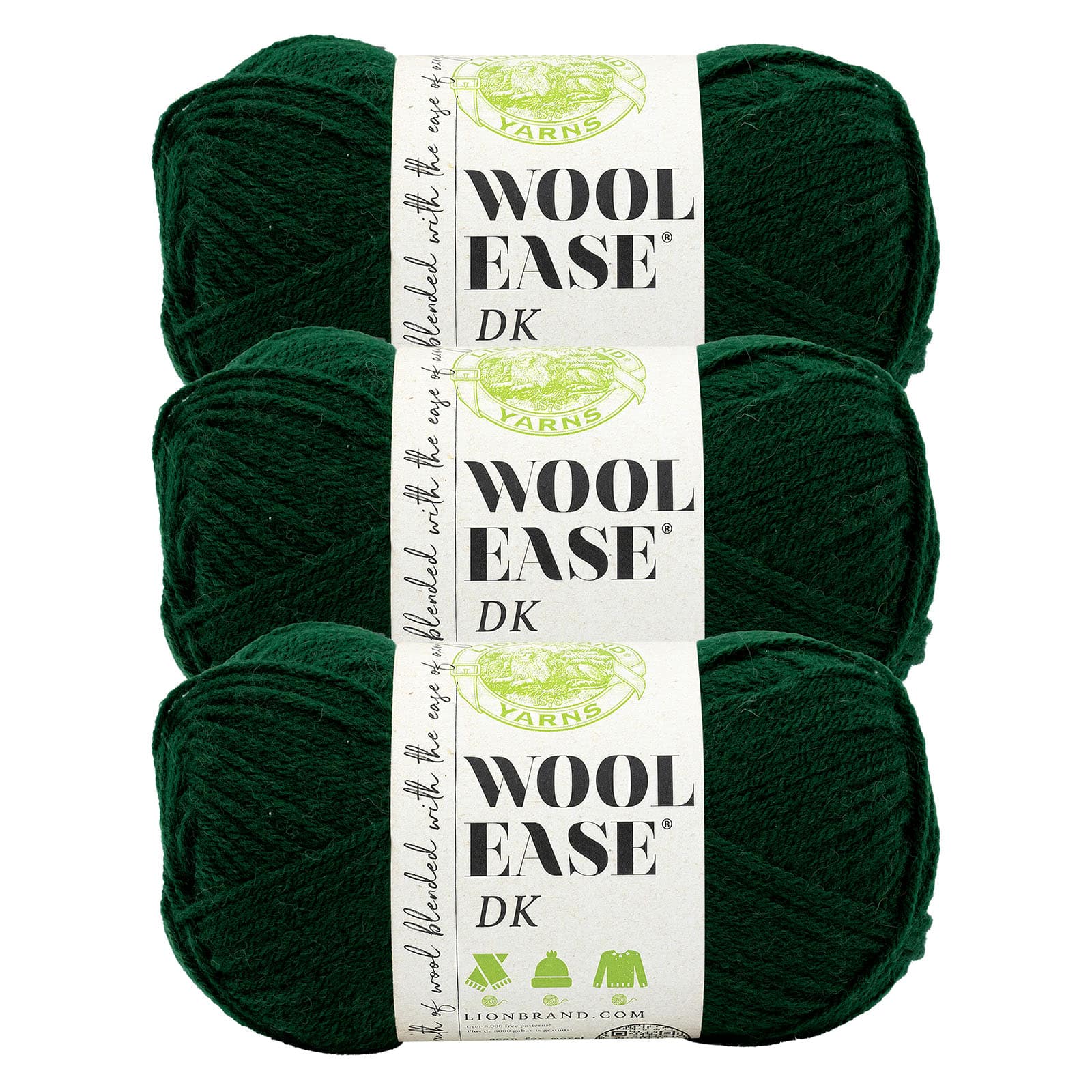 3 Pack Lion Brand&#xAE; Wool-Ease&#xAE; DK Yarn