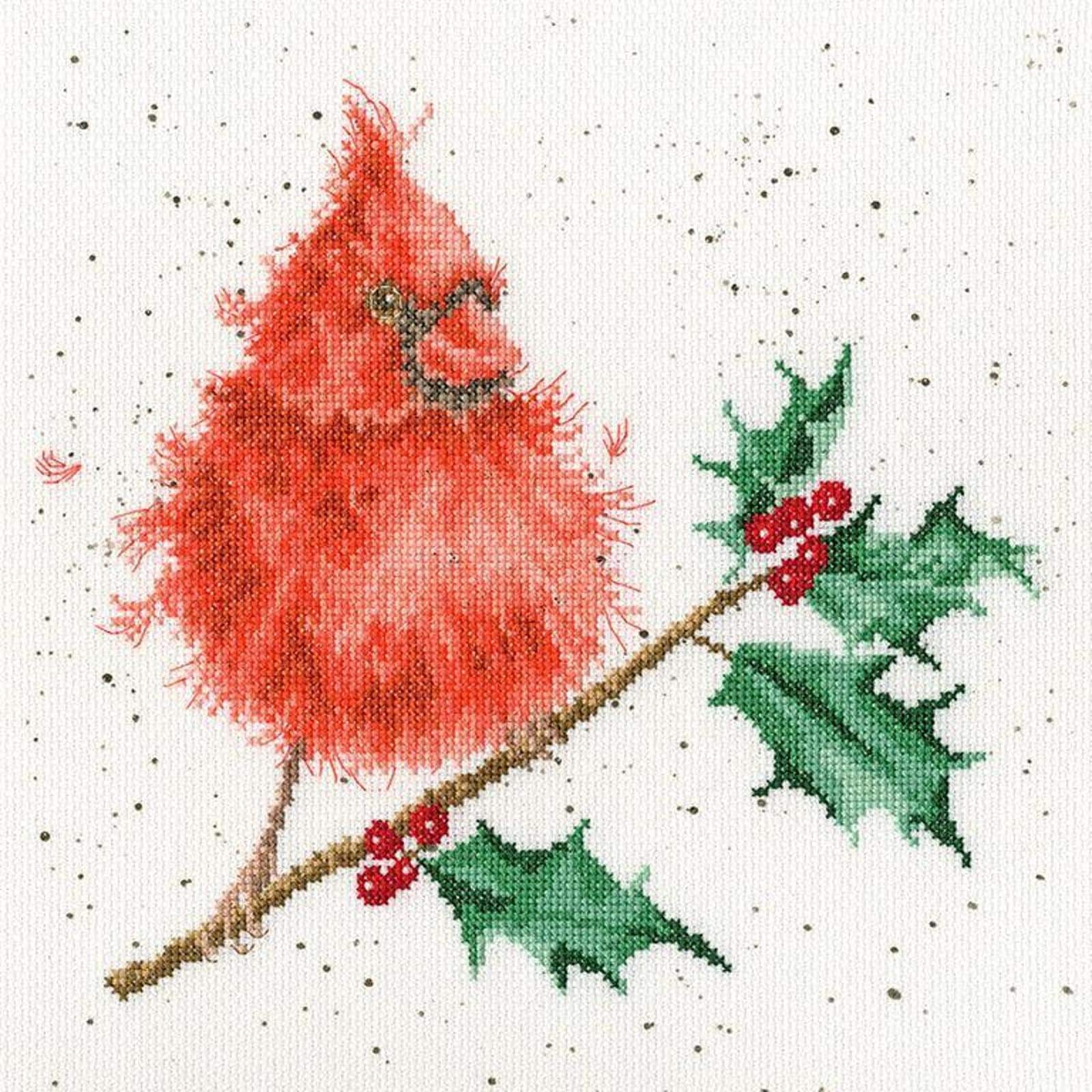 Bothy Threads Festive Feathers Counted Cross Stitch Kit 