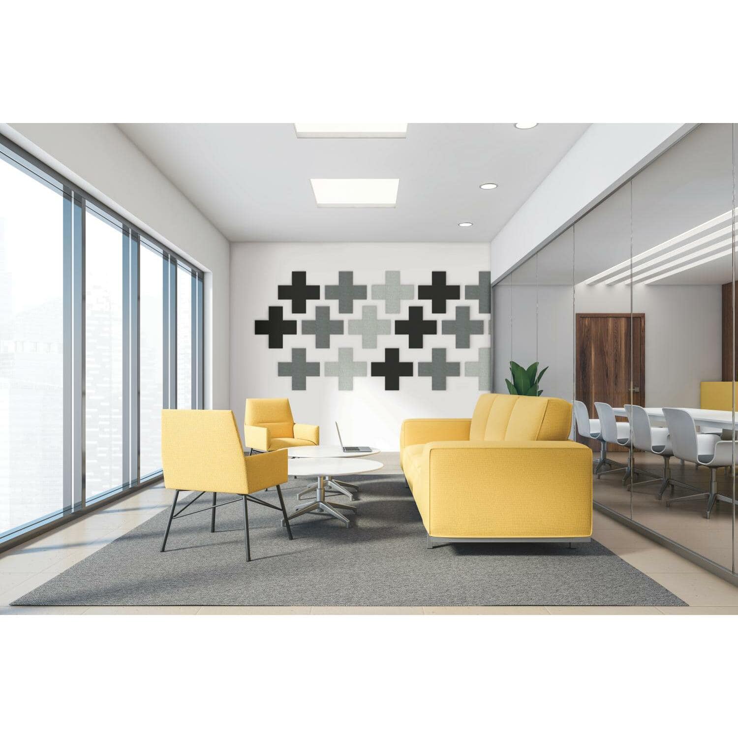 RoomMates Squares Acoustical Peel &#x26; Stick Tiles