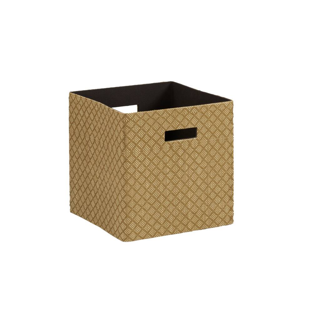 Household Essentials Woven Paper Storage Cube Basket Set