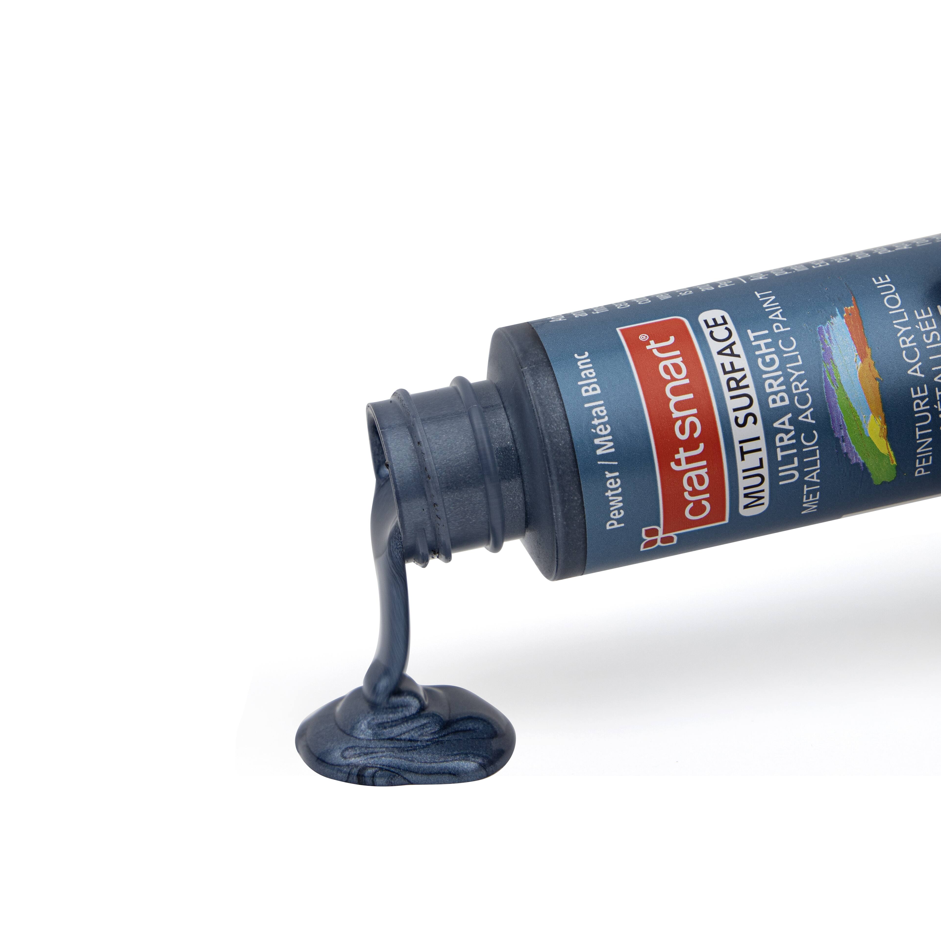 12 Pack: Premium Ultra Bright Metallic Paint by Craft Smart®