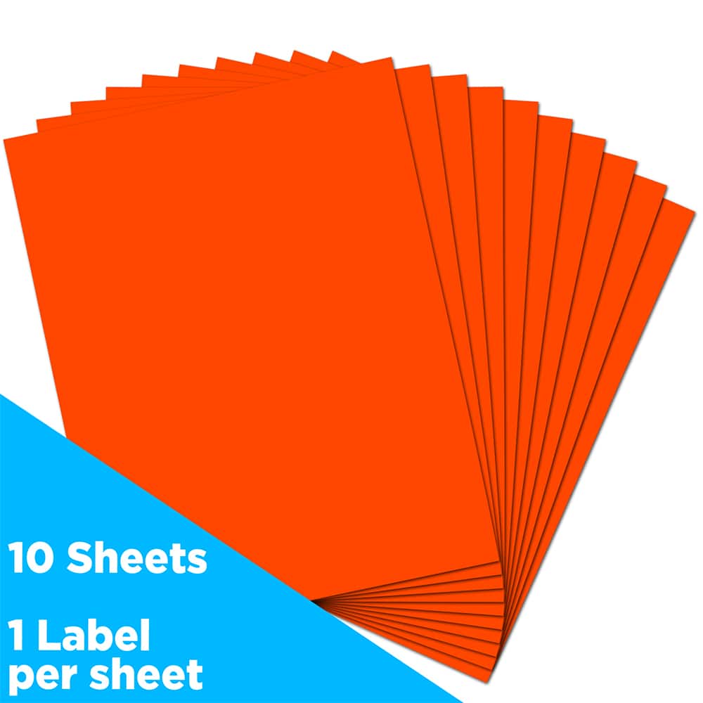 JAM Paper Shipping Labels, 8.5&#x22; x 11&#x22;