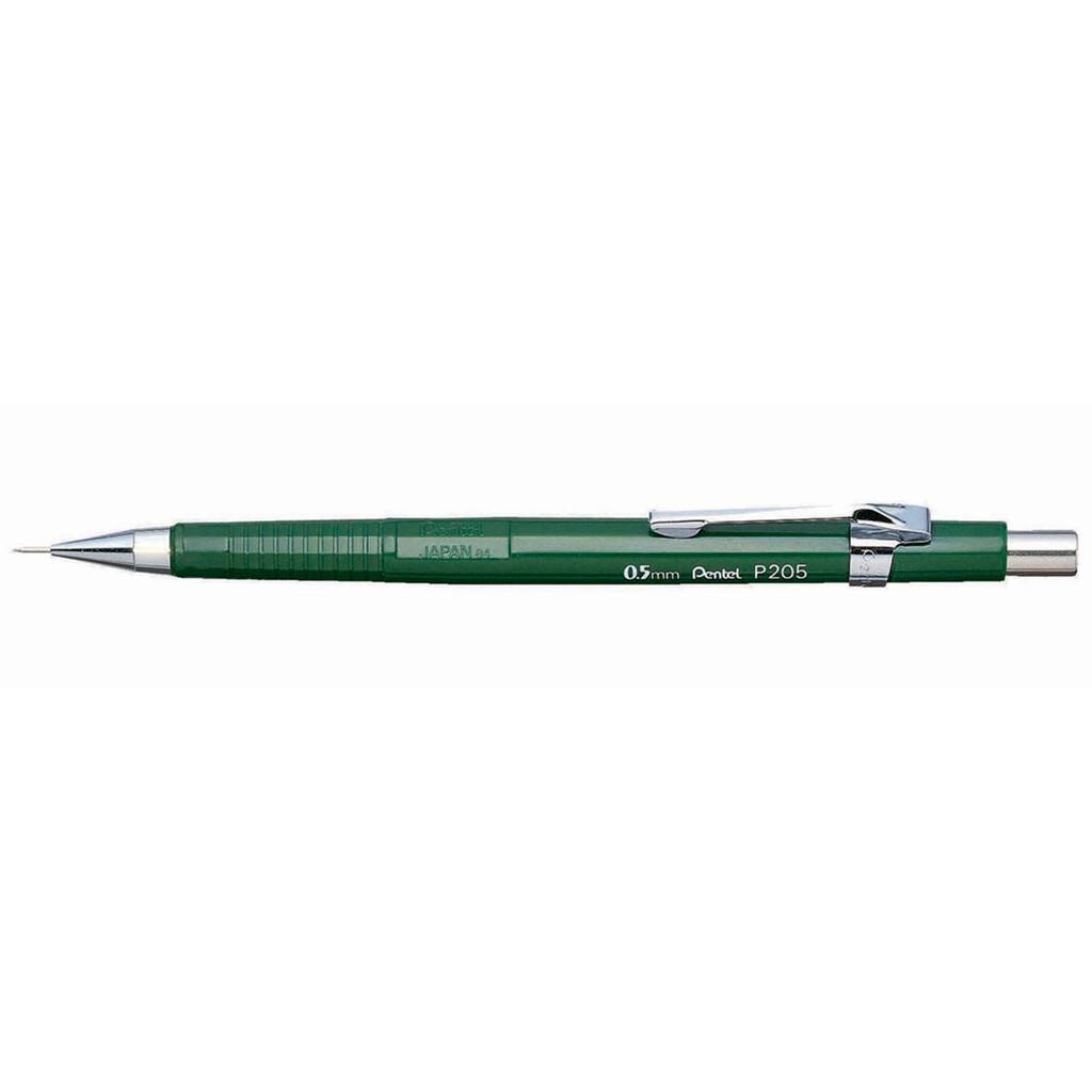 Pentel C505-F – Astuccio Da 12 Mine Hi-Polymer 0,5 Mm Durezza F, Per Portamine E Disegno Tecnico