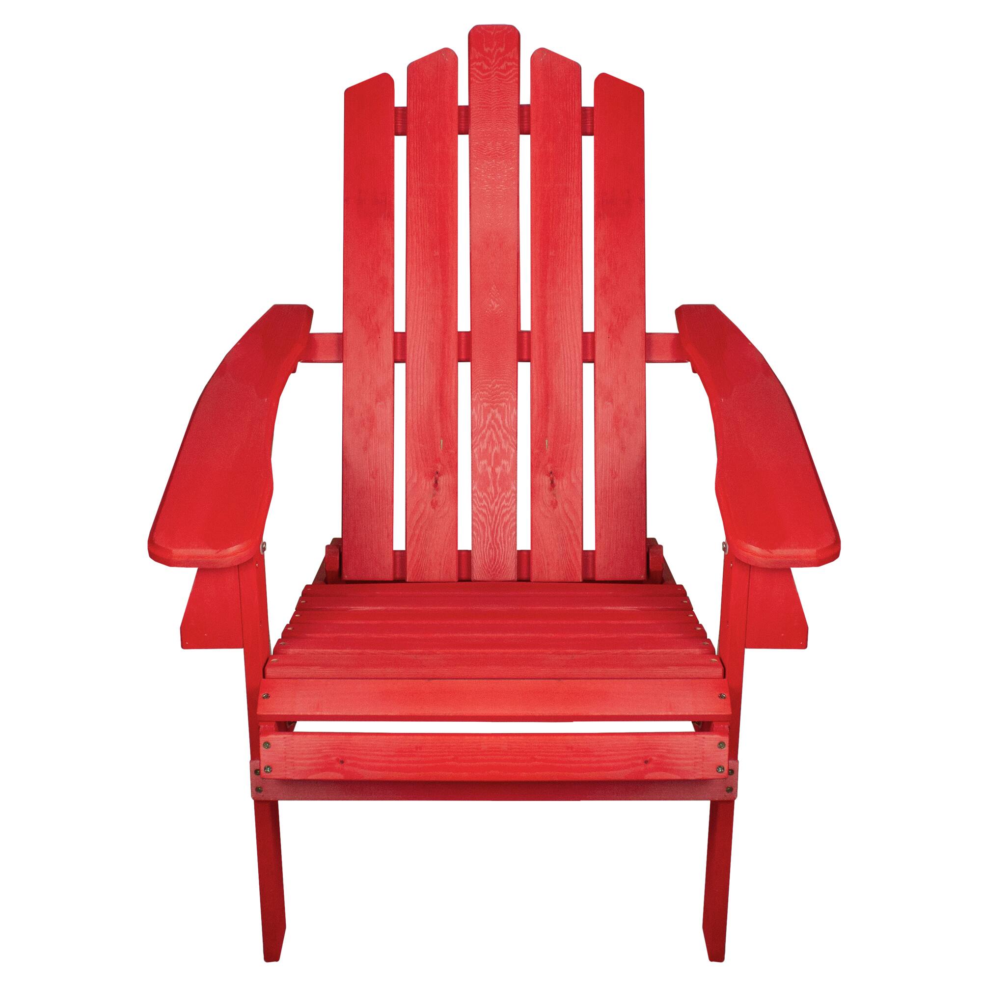 36&#x22; Classic Folding Wooden Adirondack Chair