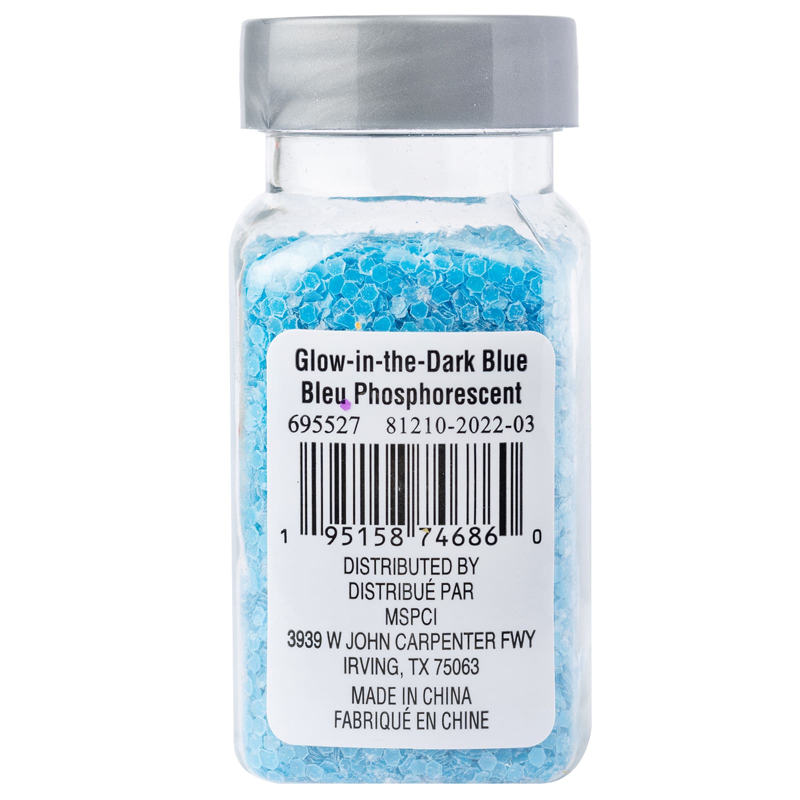 12 Pack: Glow-in-the-Dark Hexagon Specialty Glitter by Recollections™