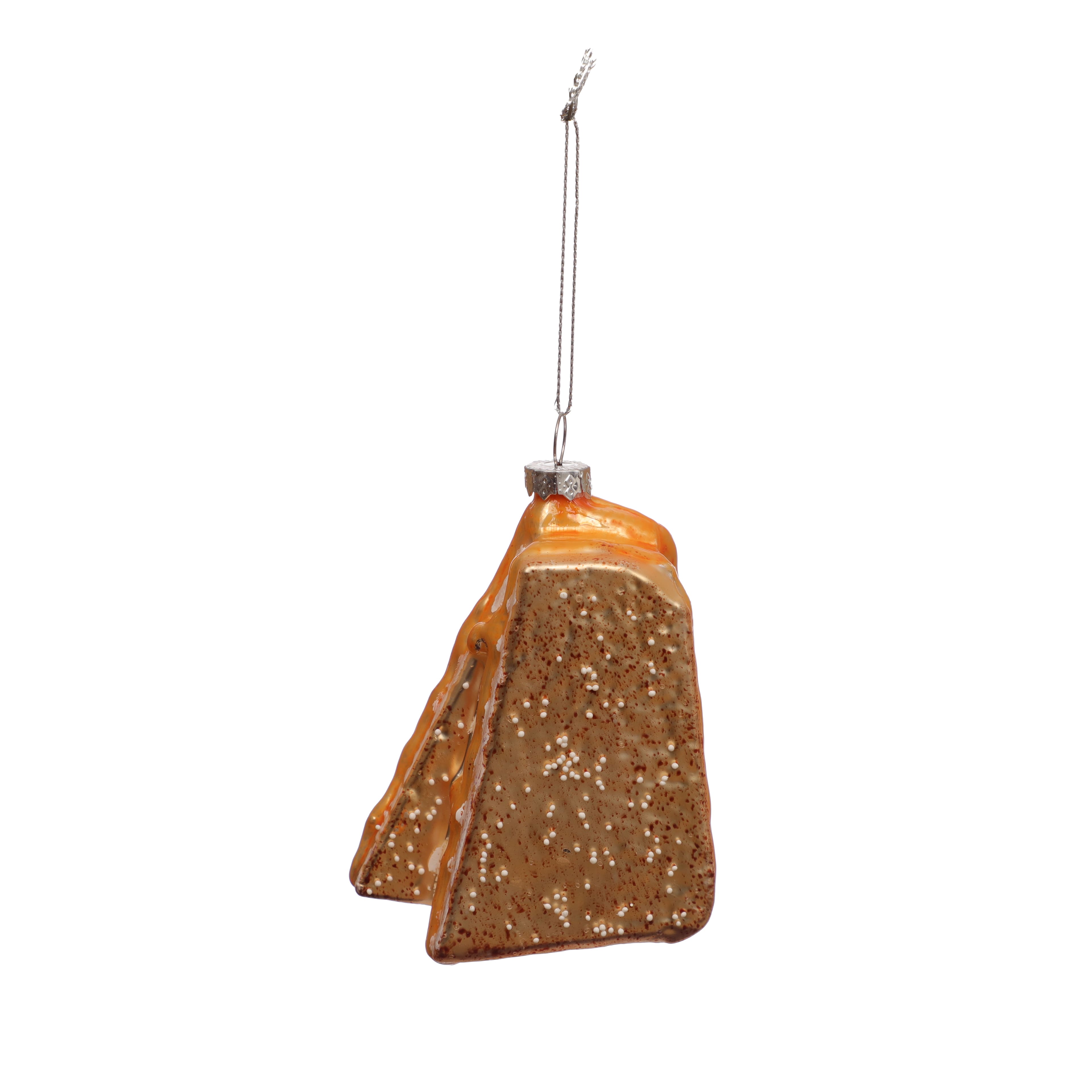 4.75&#x22; Grilled Cheese Glass Ornament by Ashland&#xAE;