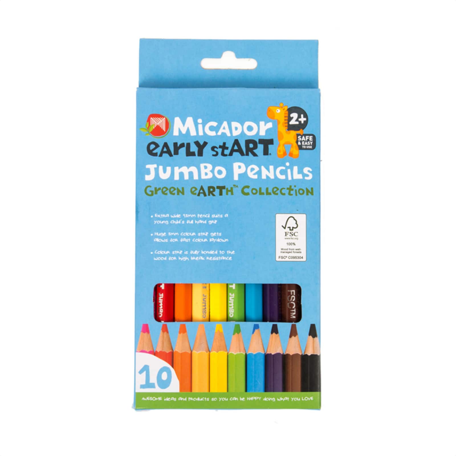 6 Packs: 10 ct. (60 total) Micador&#xAE; early stART&#xAE; Jumbo Colored Pencils