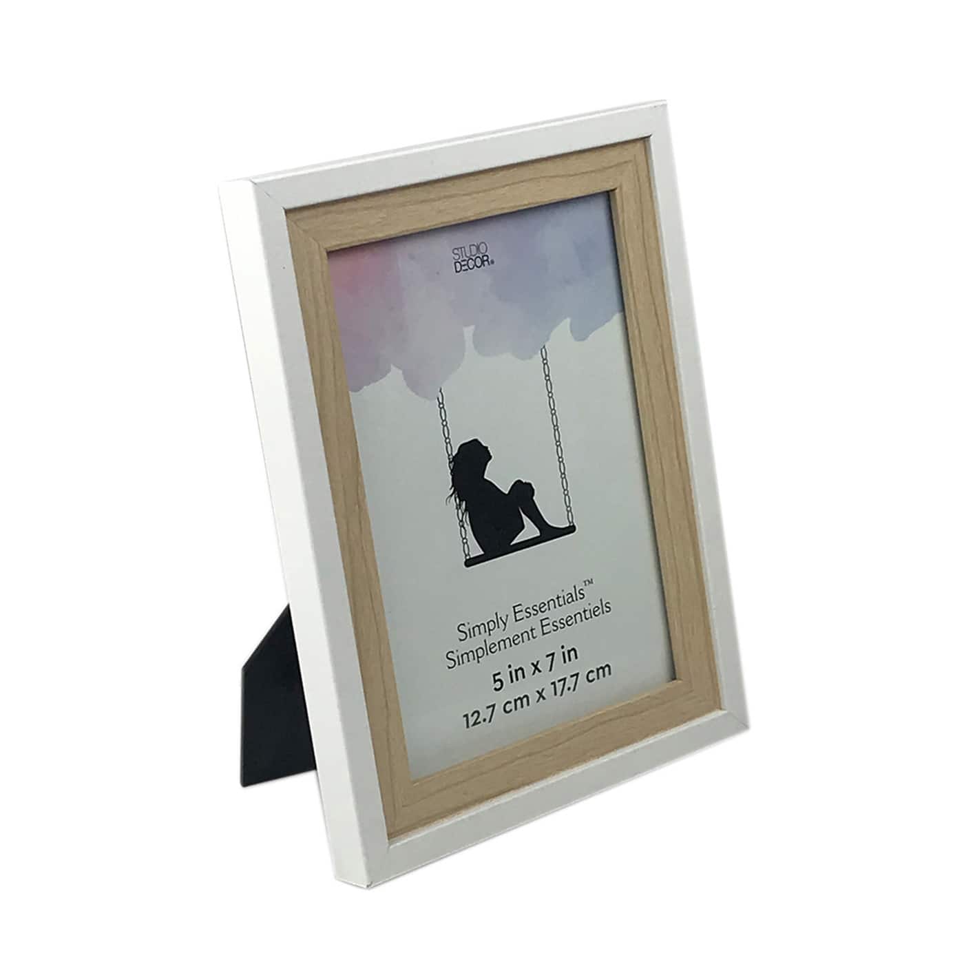 12 Pack: White &#x26; Natural Two-Tone 5&#x22; x 7&#x22; Frame, Simply Essentials&#x2122; by Studio D&#xE9;cor&#xAE;