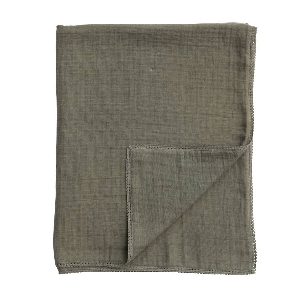 Hello Honey&#xAE; Double Cloth Cotton Baby Blanket with Trim