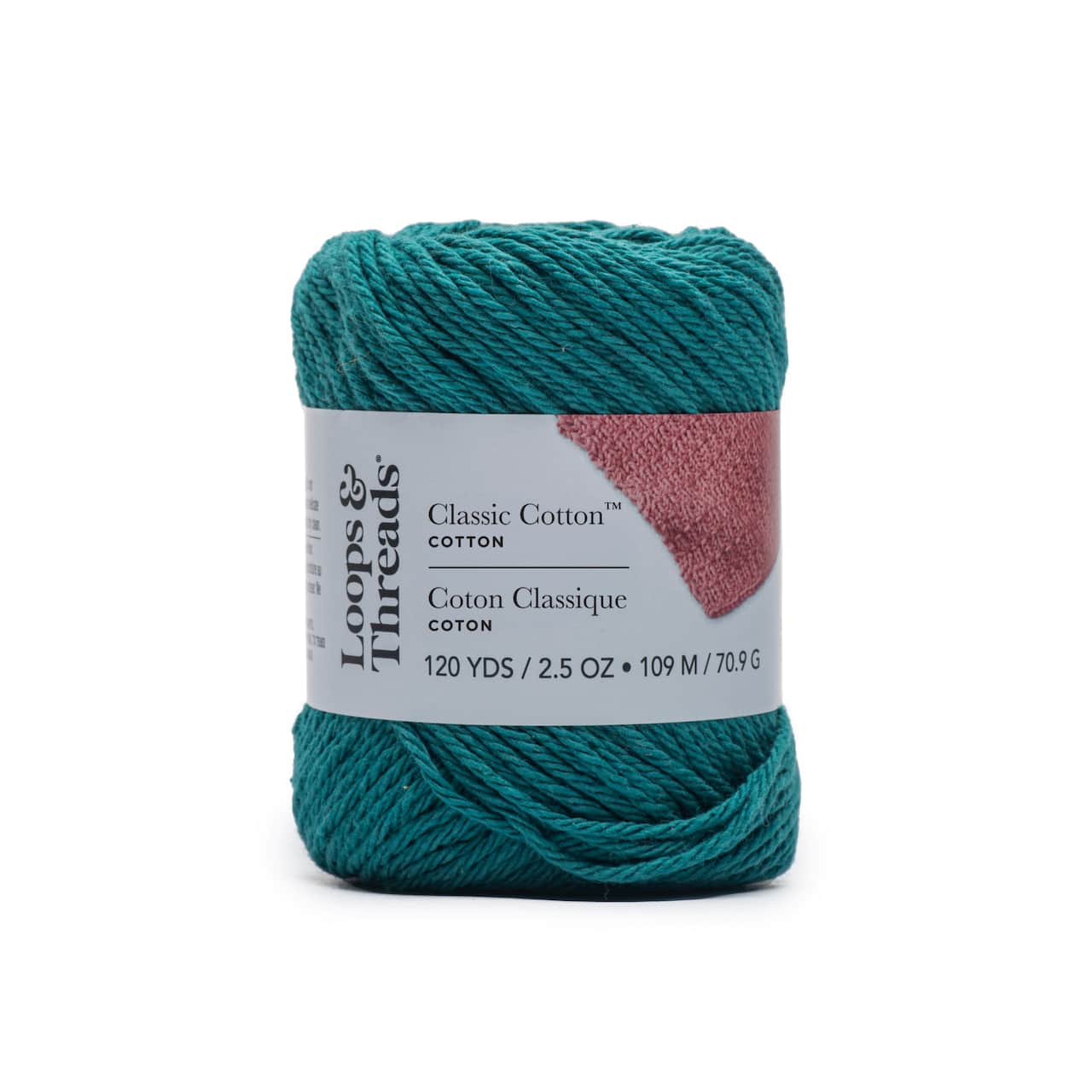 Classic Cotton™ Yarn by Loops & Threads®, Color: Peacock | Michaels