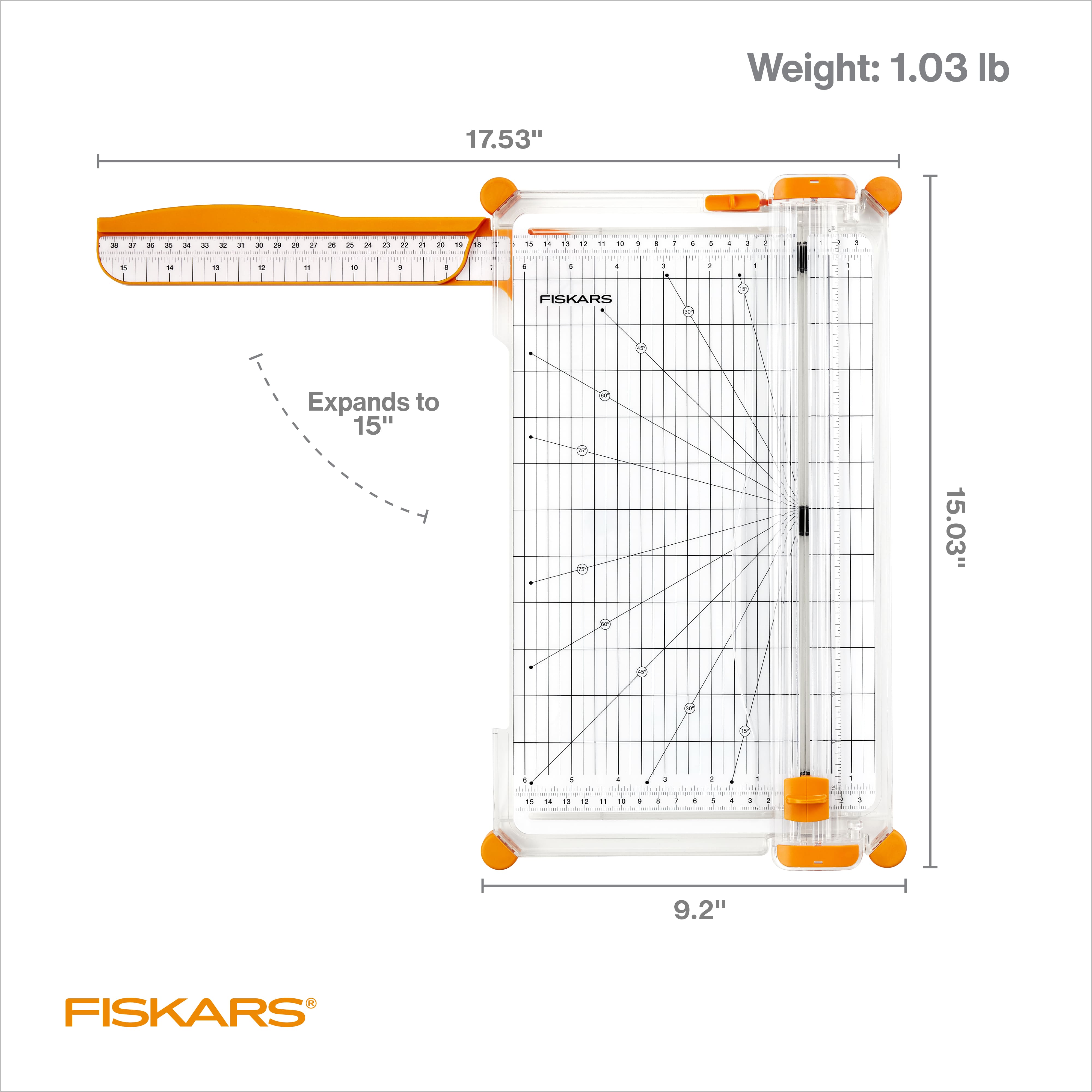 Fiskars&#xAE; SureCut&#x2122; Deluxe Paper Trimmer